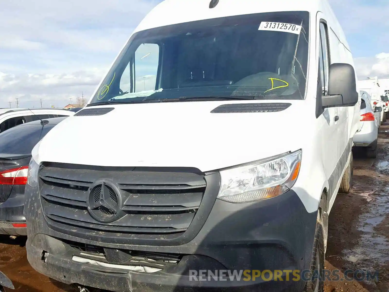 2 Фотография поврежденного автомобиля W1W4ECVY8KT018304 MERCEDES-BENZ SPRINTER 2019