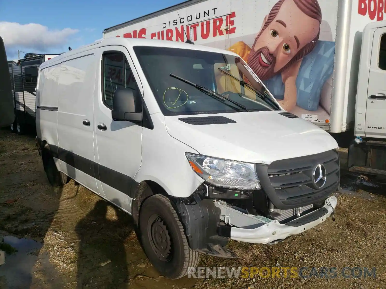 1 Photograph of a damaged car W1W70BGY7KT017275 MERCEDES-BENZ SPRINTER 2019