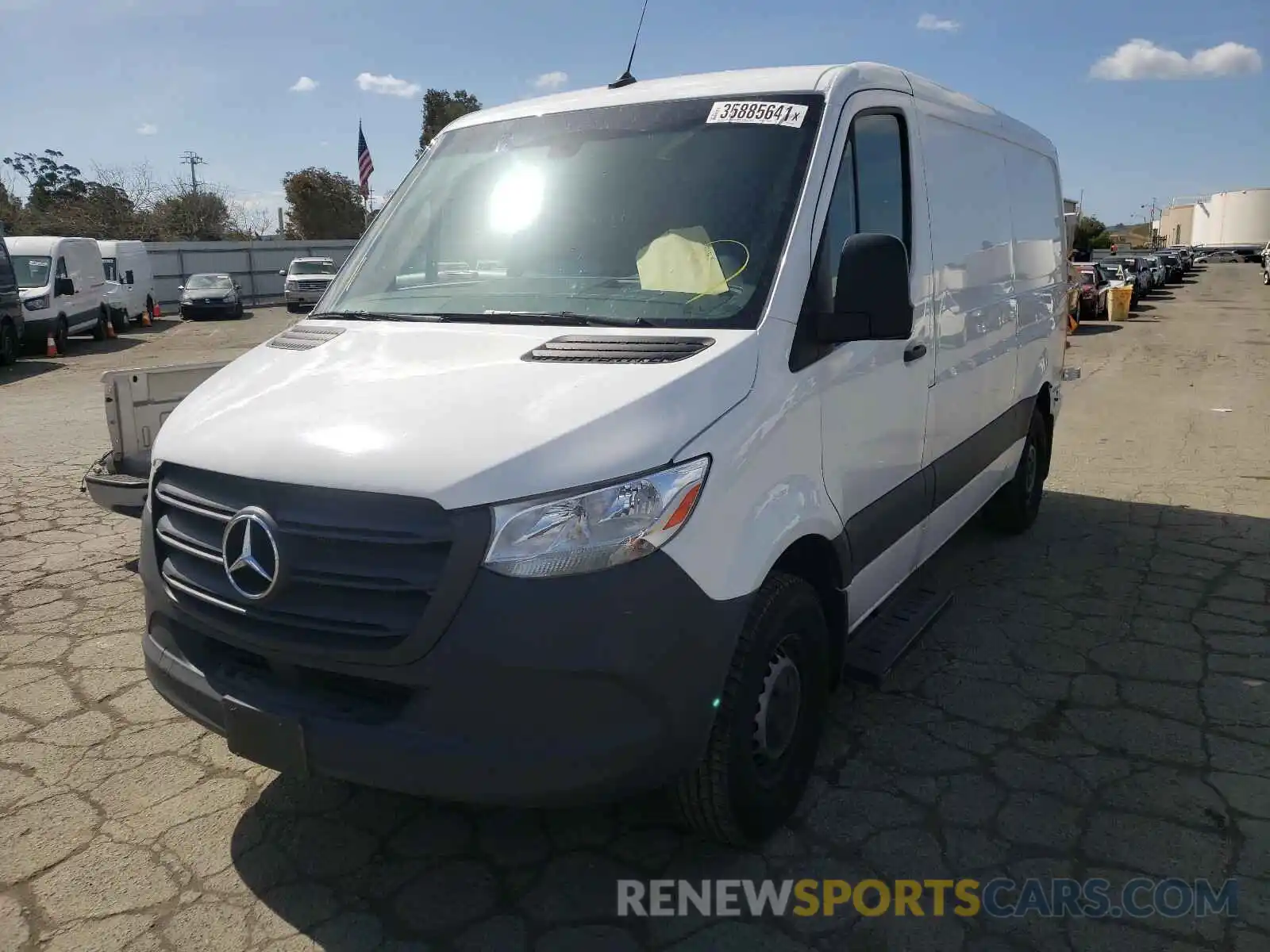 2 Photograph of a damaged car W1W70BGY9KT018363 MERCEDES-BENZ SPRINTER 2019