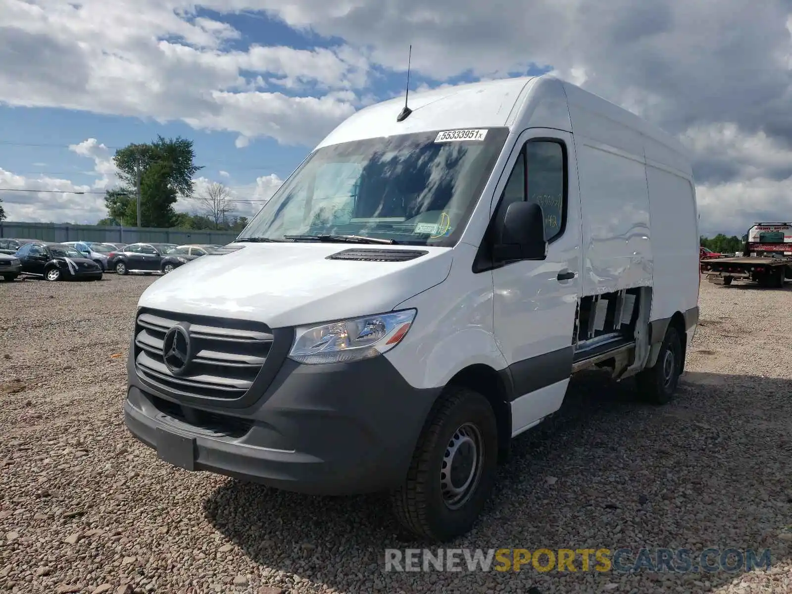 2 Photograph of a damaged car W1W70BGYXKT018761 MERCEDES-BENZ SPRINTER 2019