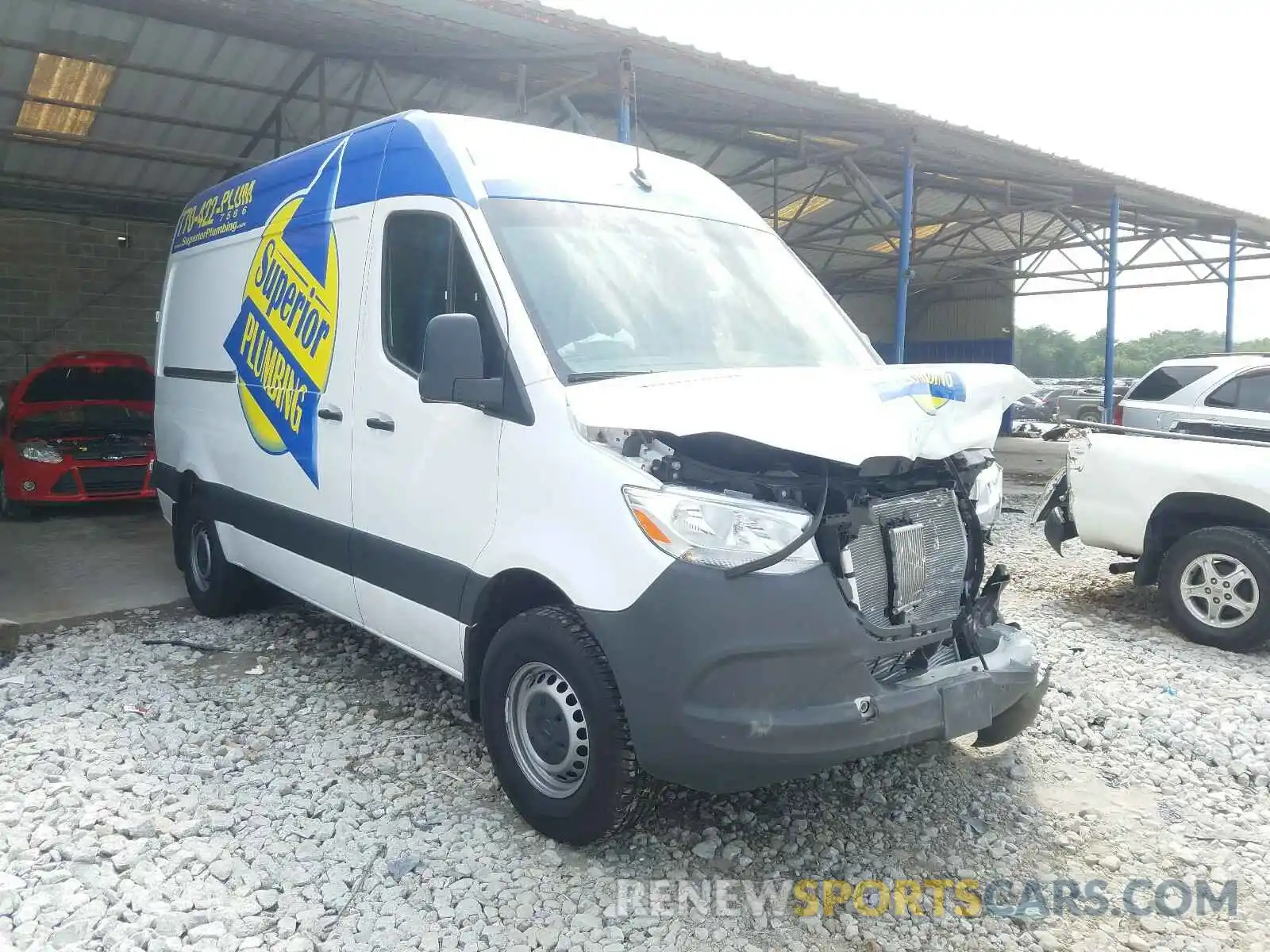 1 Photograph of a damaged car W1Y40BHY6KT019494 MERCEDES-BENZ SPRINTER 2019