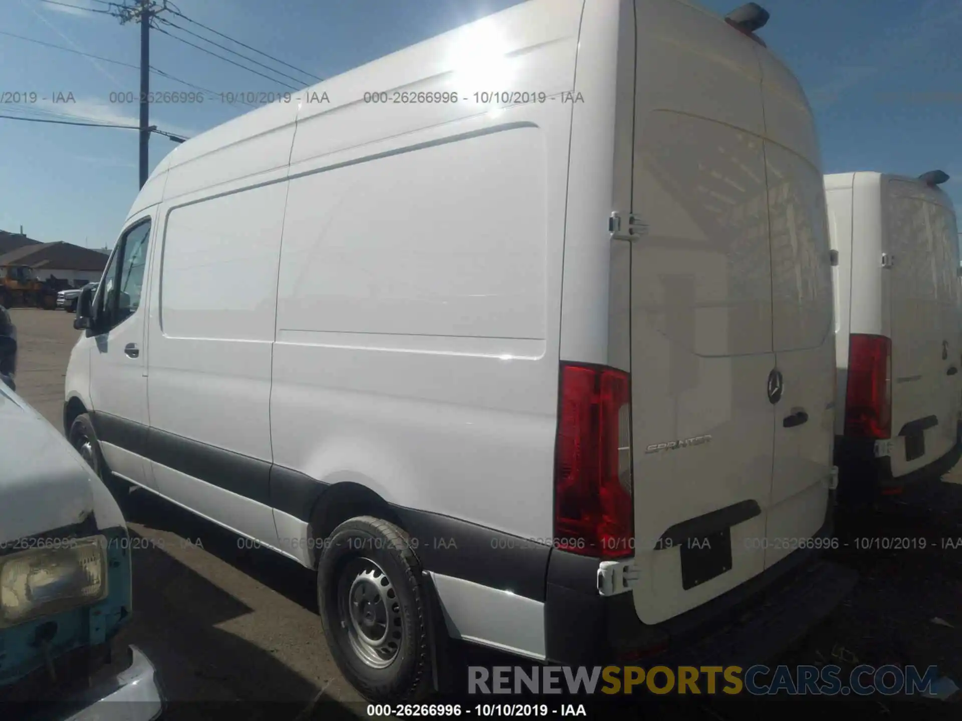 3 Фотография поврежденного автомобиля WD3BF0ED3KT013890 MERCEDES-BENZ SPRINTER 2019