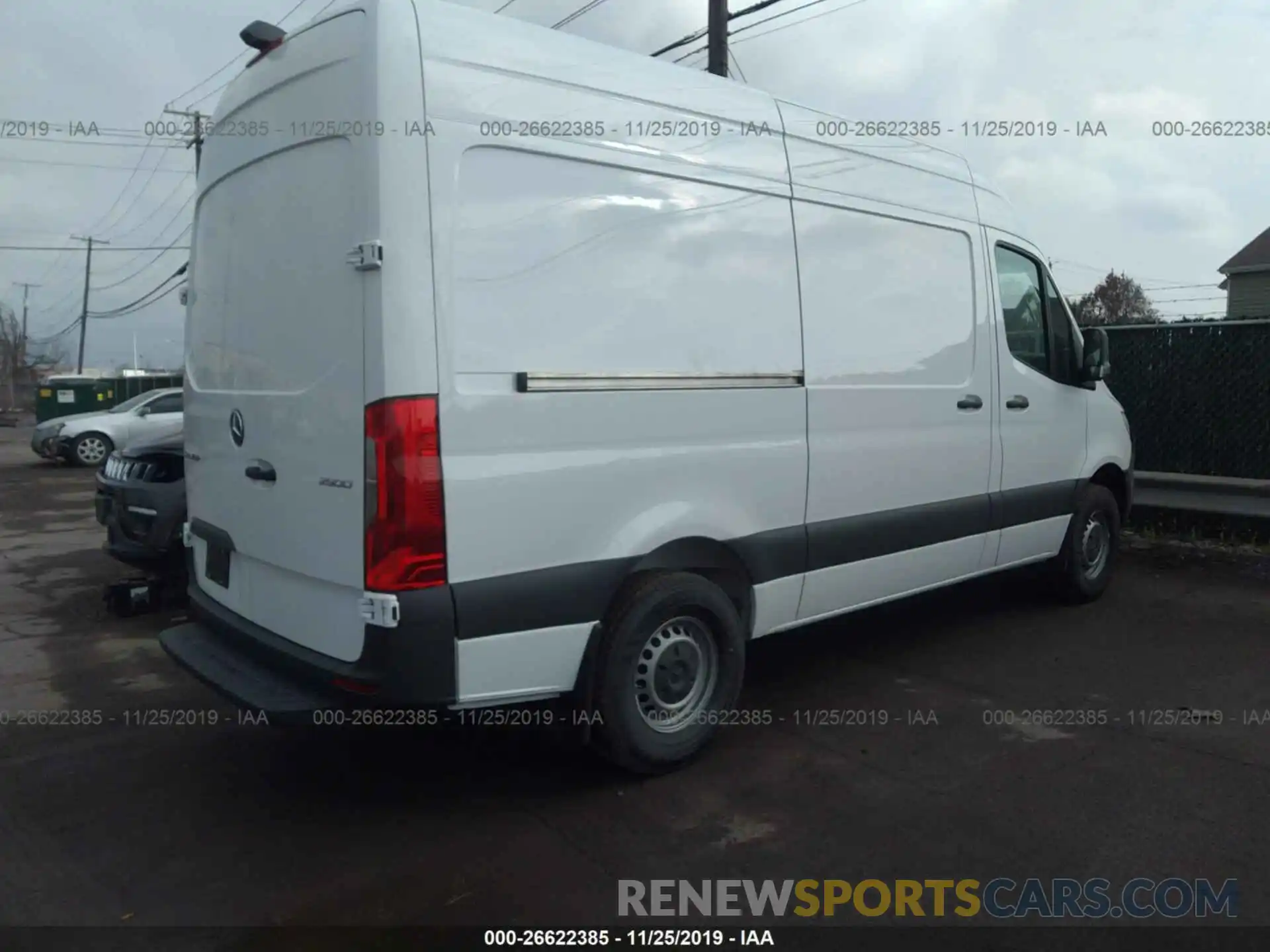 4 Фотография поврежденного автомобиля WD3BF0ED5KT014281 MERCEDES-BENZ SPRINTER 2019