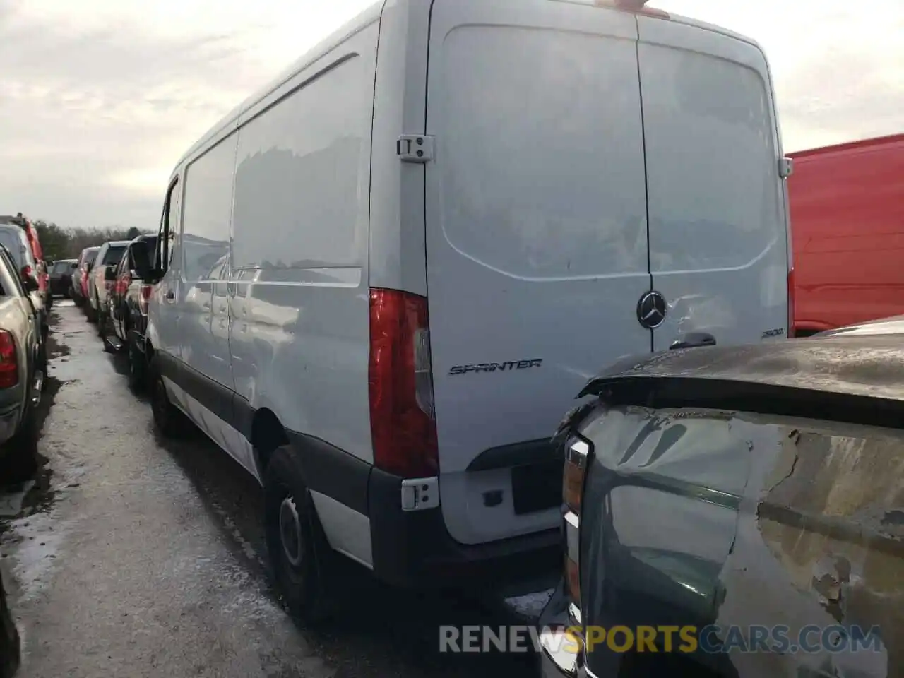 3 Фотография поврежденного автомобиля WD3PF0CD2KP047689 MERCEDES-BENZ SPRINTER 2019