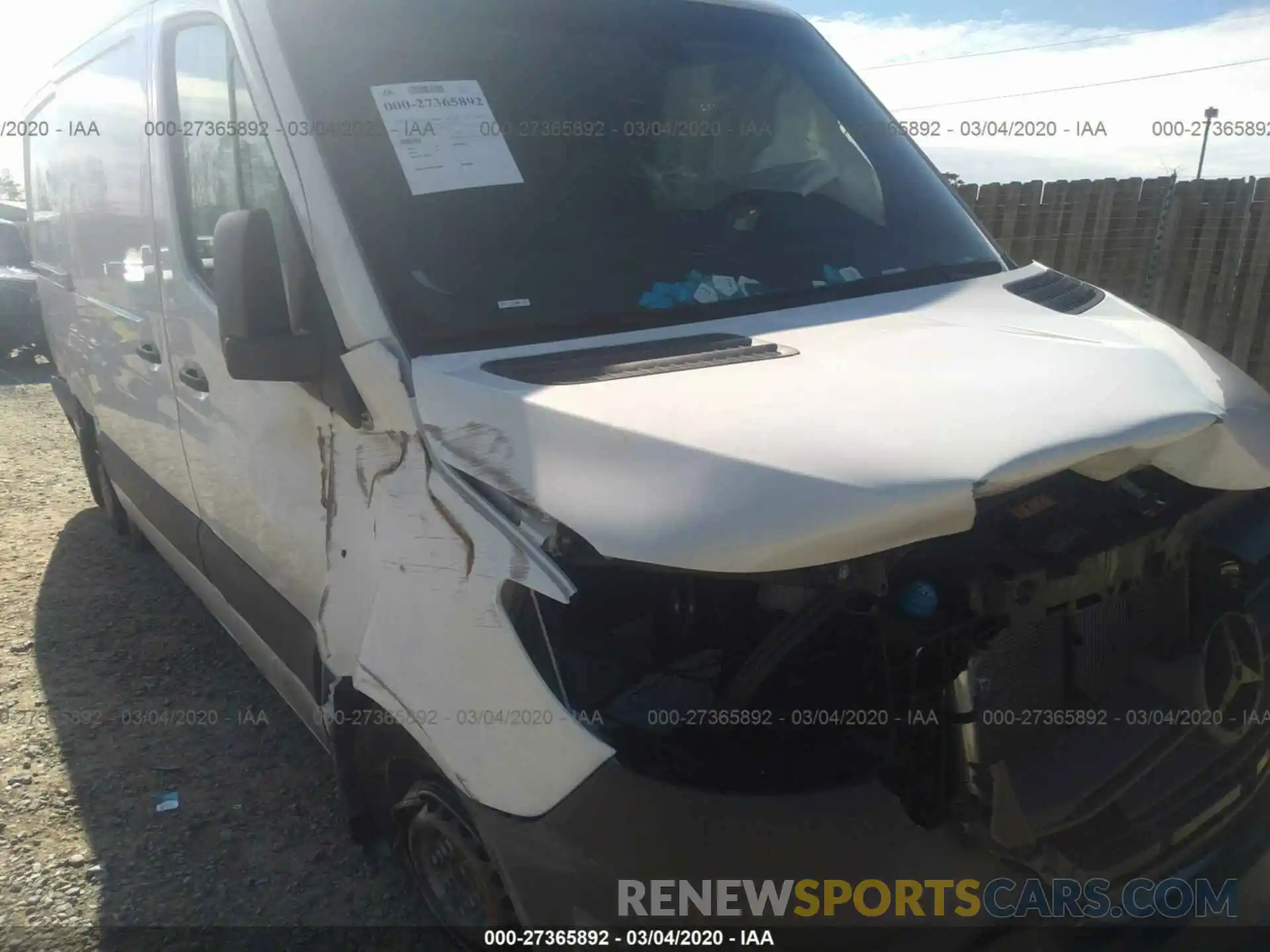 6 Photograph of a damaged car WD3PF0CD2KP048633 MERCEDES-BENZ SPRINTER 2019