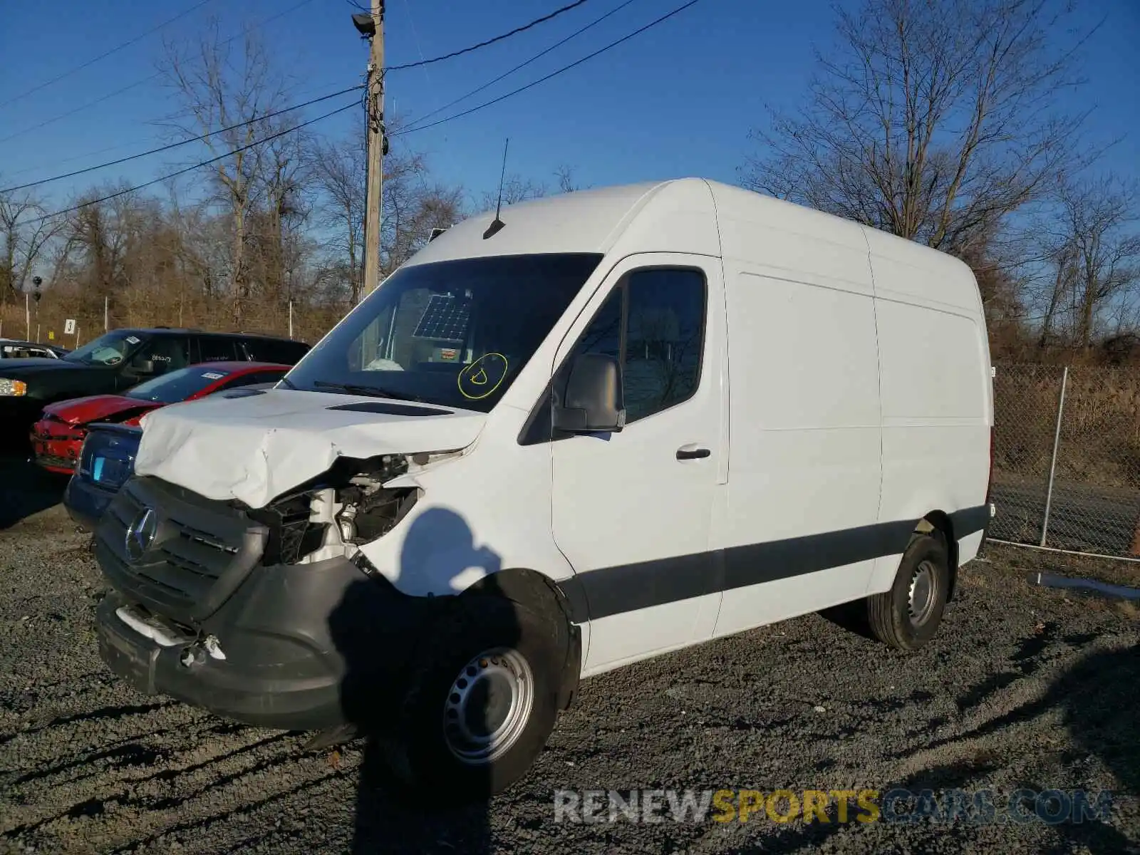 2 Фотография поврежденного автомобиля WD3PF0CD3KP057079 MERCEDES-BENZ SPRINTER 2019