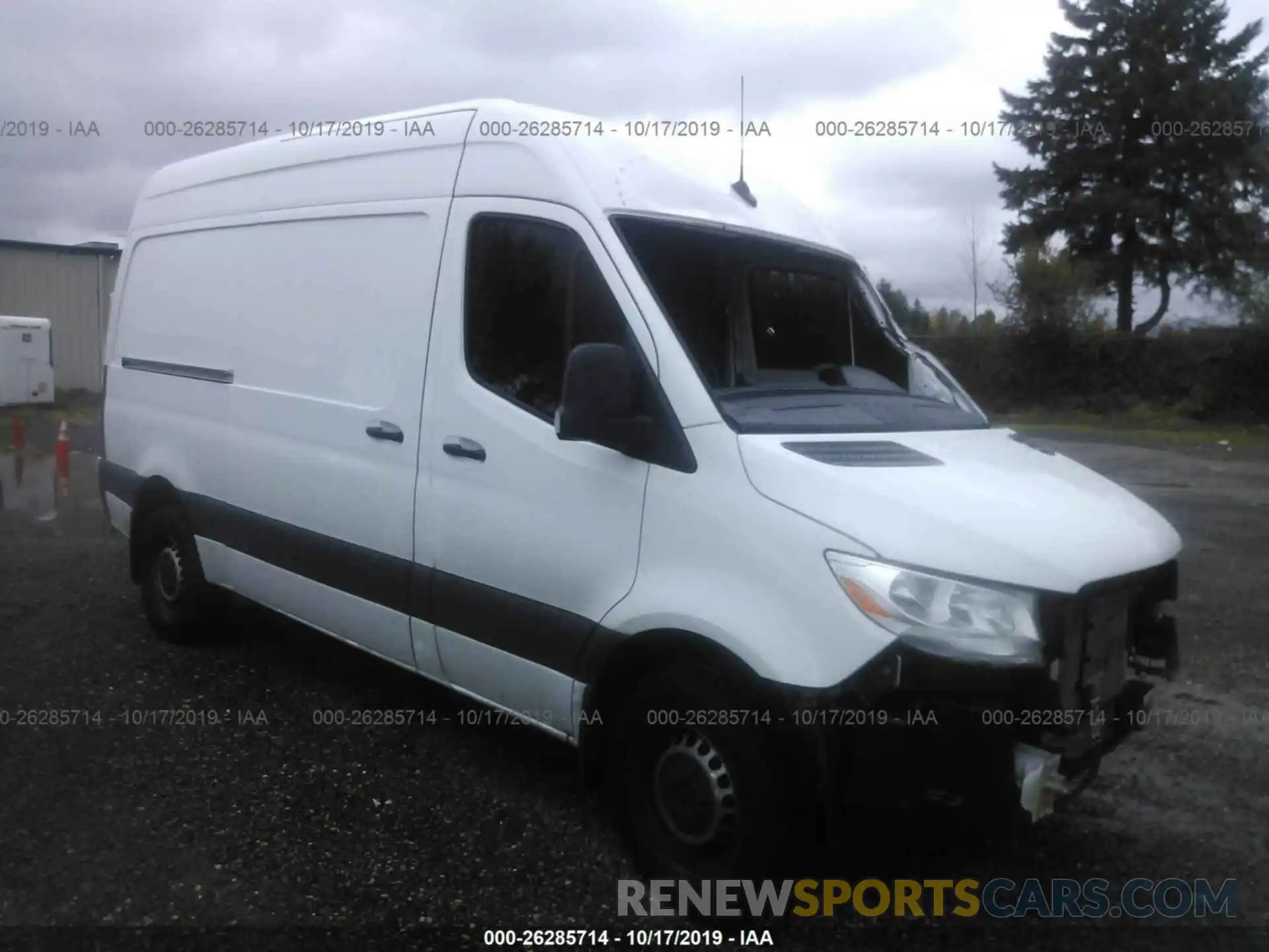 1 Photograph of a damaged car WD3PF0CD5KP062476 MERCEDES-BENZ SPRINTER 2019