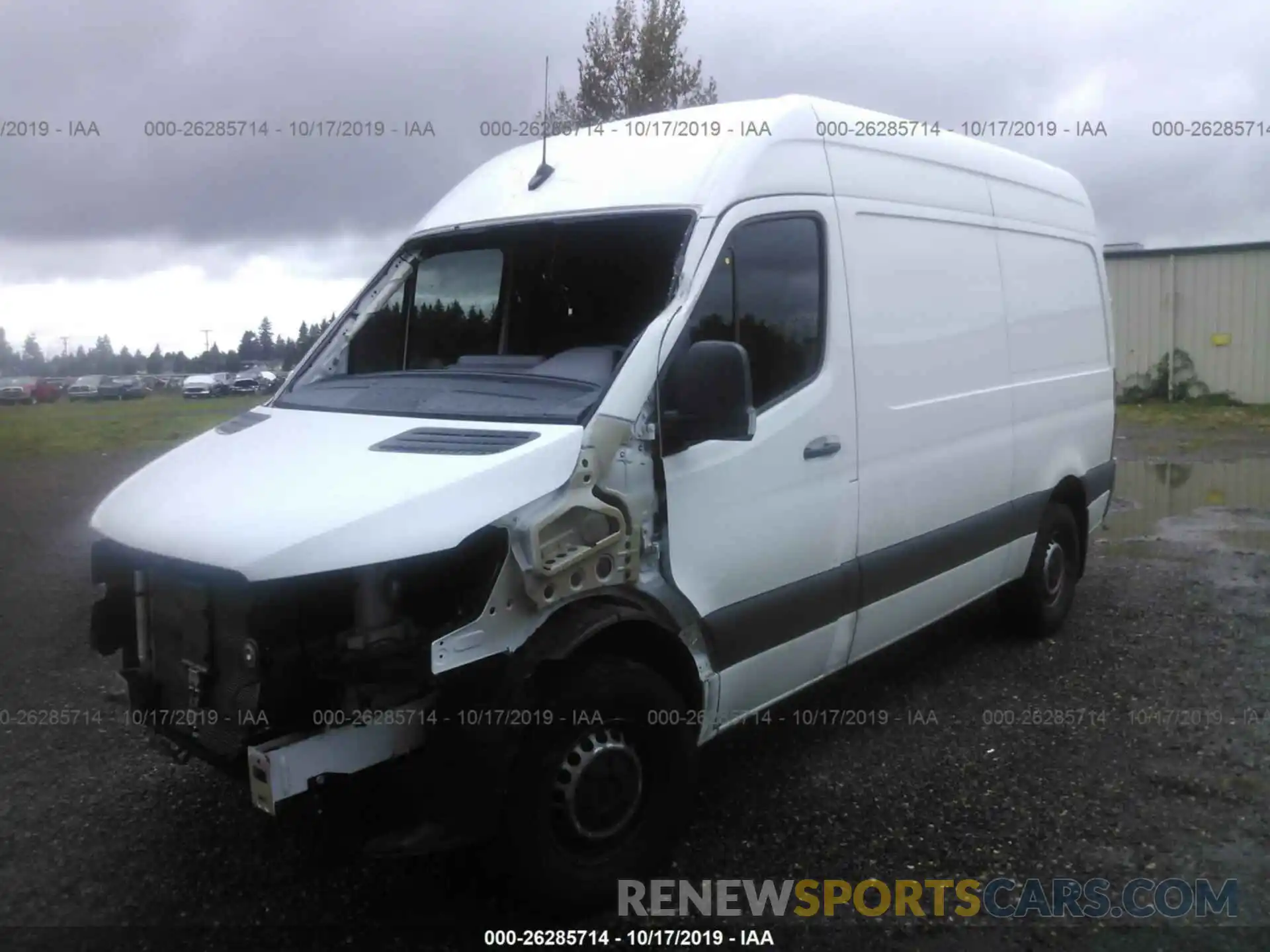 2 Фотография поврежденного автомобиля WD3PF0CD5KP062476 MERCEDES-BENZ SPRINTER 2019