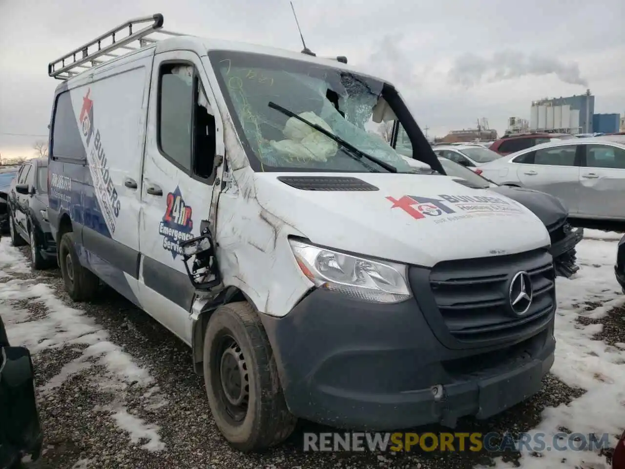 1 Photograph of a damaged car WD3PF0CD8KP073438 MERCEDES-BENZ SPRINTER 2019