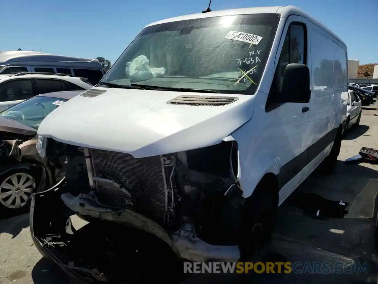 2 Photograph of a damaged car WD3PF0ED5KT003996 MERCEDES-BENZ SPRINTER 2019