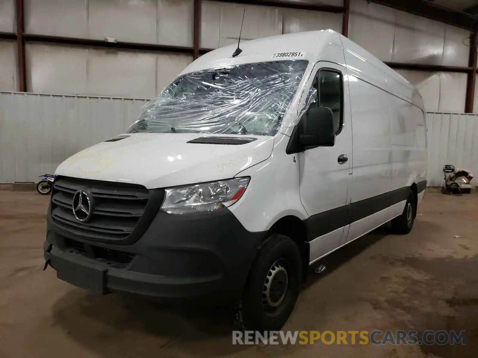 2 Фотография поврежденного автомобиля WD3PF1CD0KP026782 MERCEDES-BENZ SPRINTER 2019