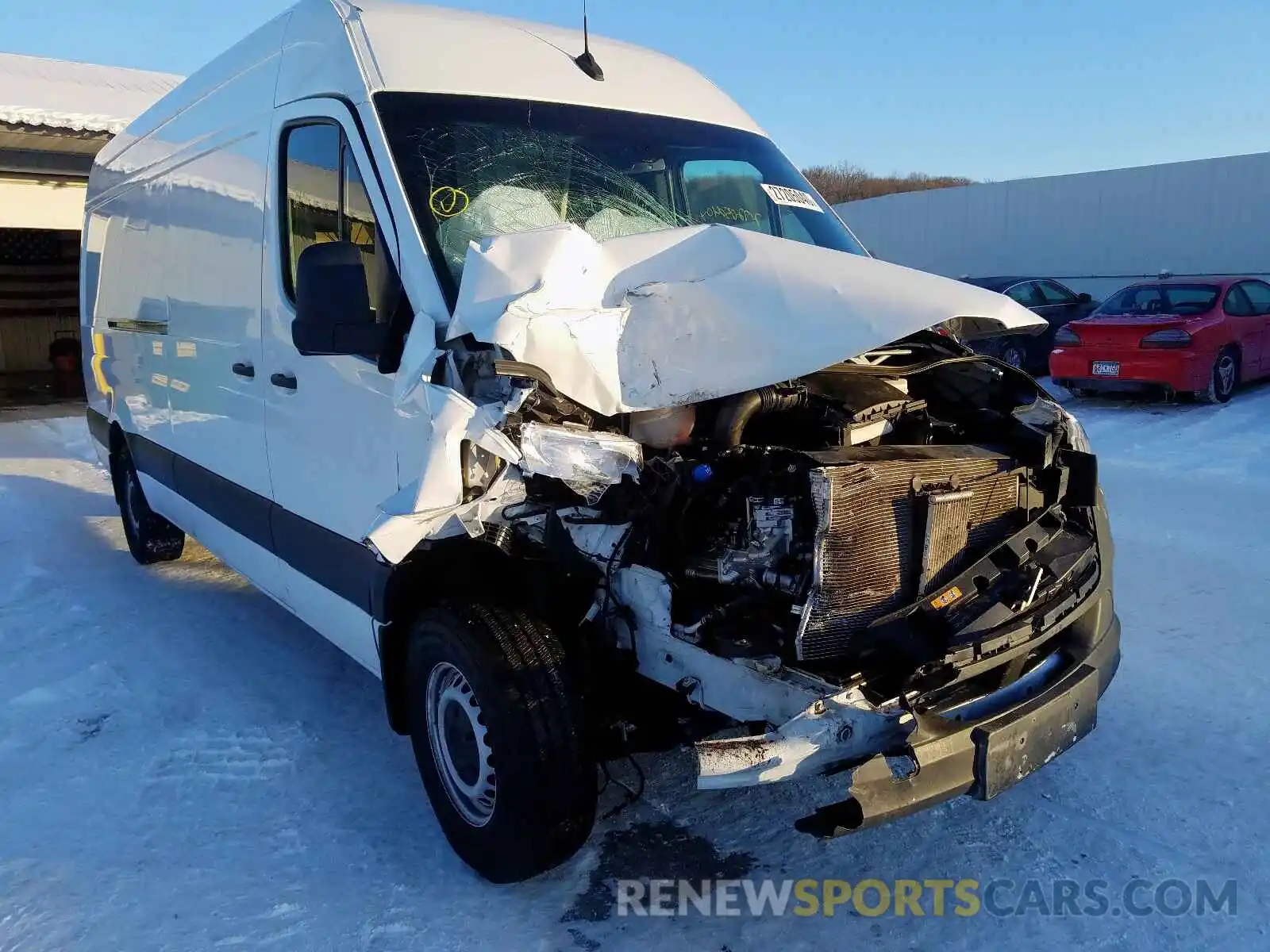 1 Photograph of a damaged car WD3PF1CD4KP055377 MERCEDES-BENZ SPRINTER 2019