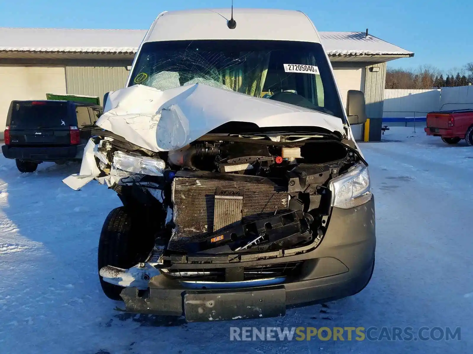 9 Photograph of a damaged car WD3PF1CD4KP055377 MERCEDES-BENZ SPRINTER 2019