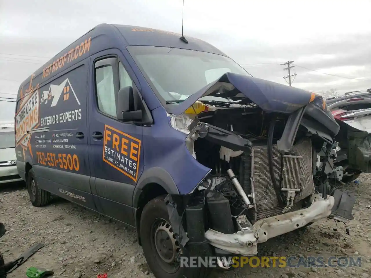 1 Photograph of a damaged car WD3PF1CD5KT005935 MERCEDES-BENZ SPRINTER 2019