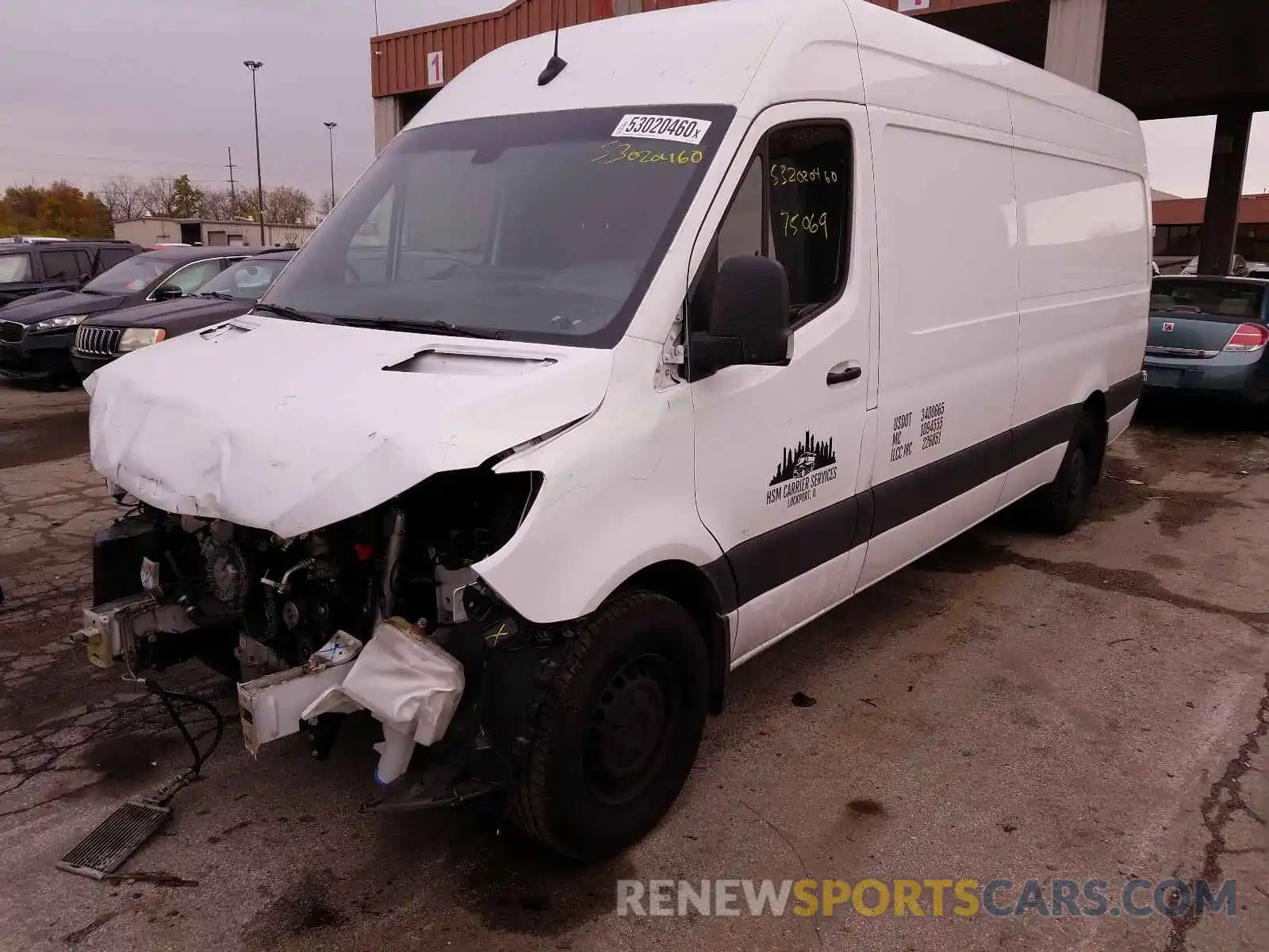 2 Photograph of a damaged car WD3PF1CD6KP170983 MERCEDES-BENZ SPRINTER 2019