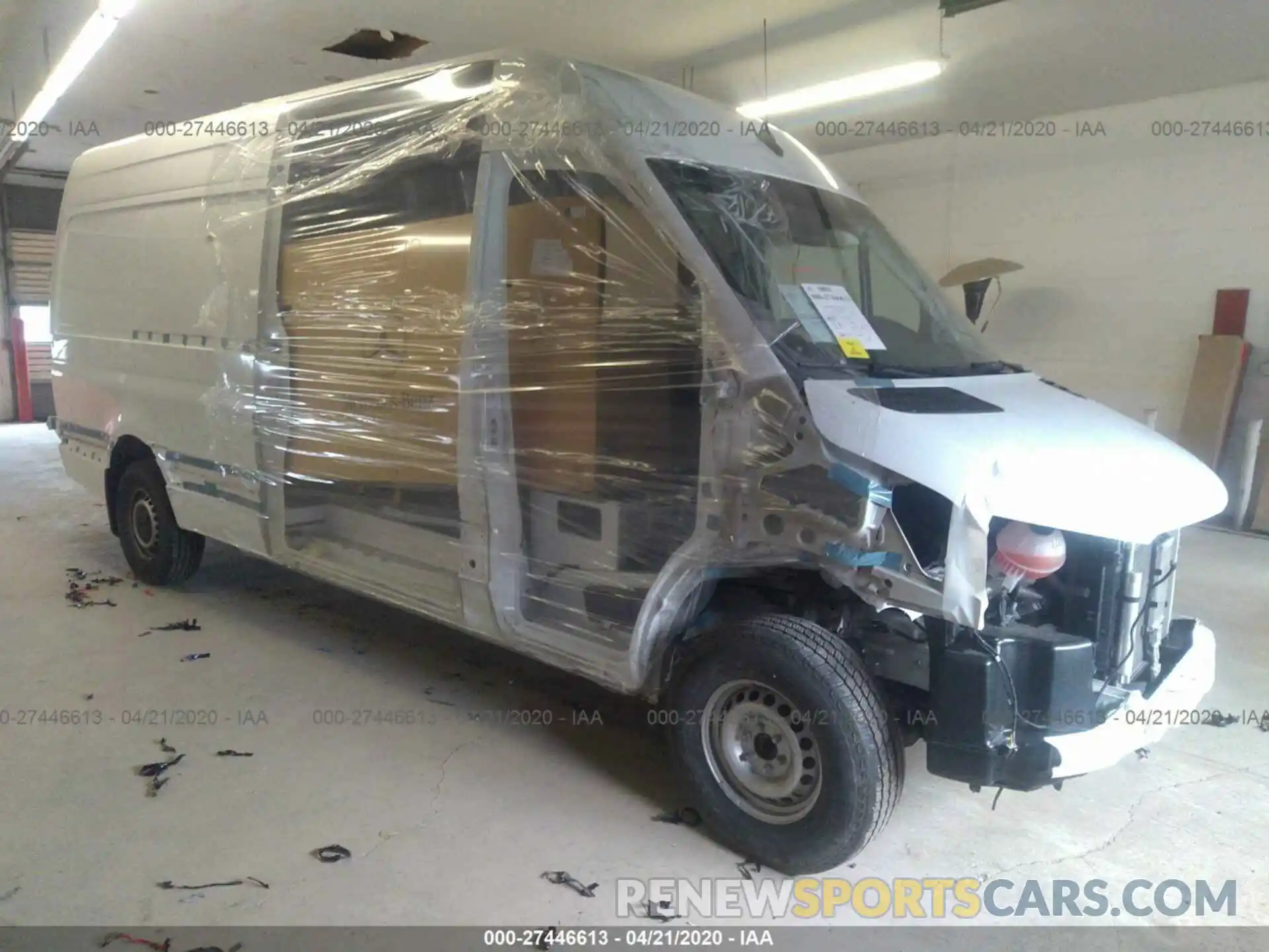 1 Photograph of a damaged car WD3PF1CDXKP056856 MERCEDES-BENZ SPRINTER 2019