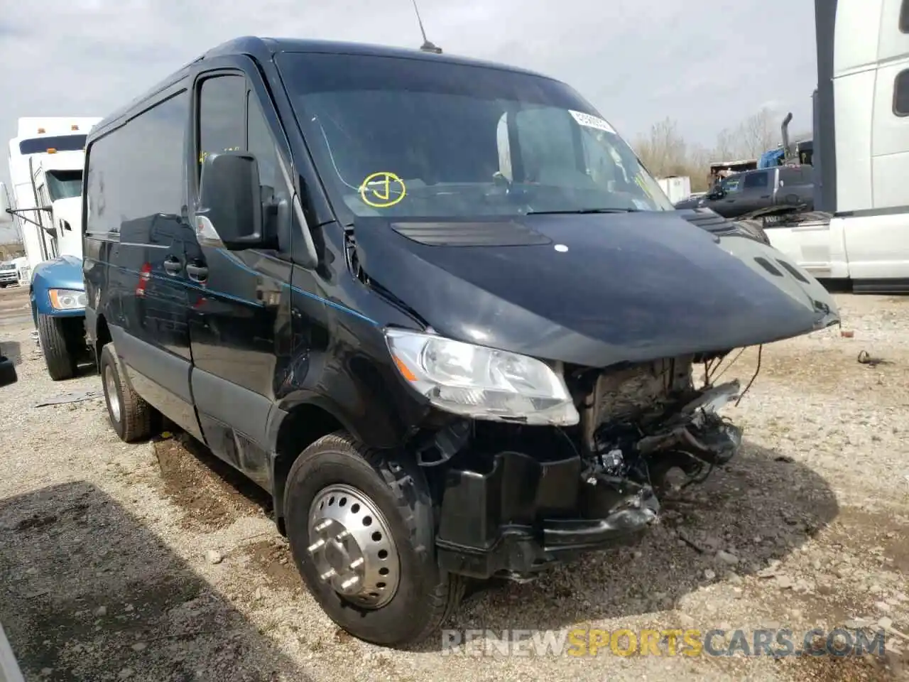 1 Photograph of a damaged car WD3PF3CD8KP031837 MERCEDES-BENZ SPRINTER 2019