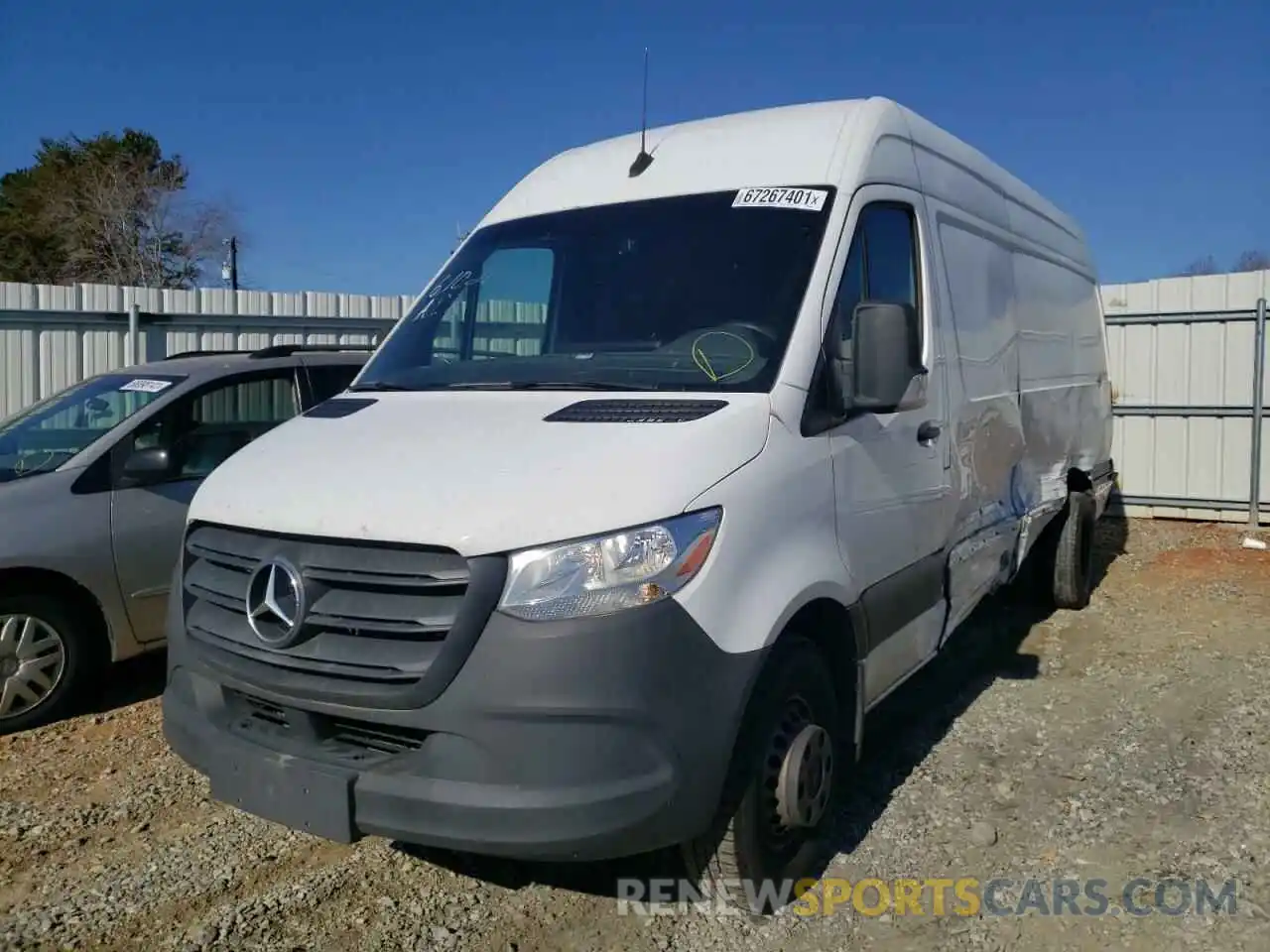 2 Фотография поврежденного автомобиля WD3PF4CC8KP046111 MERCEDES-BENZ SPRINTER 2019