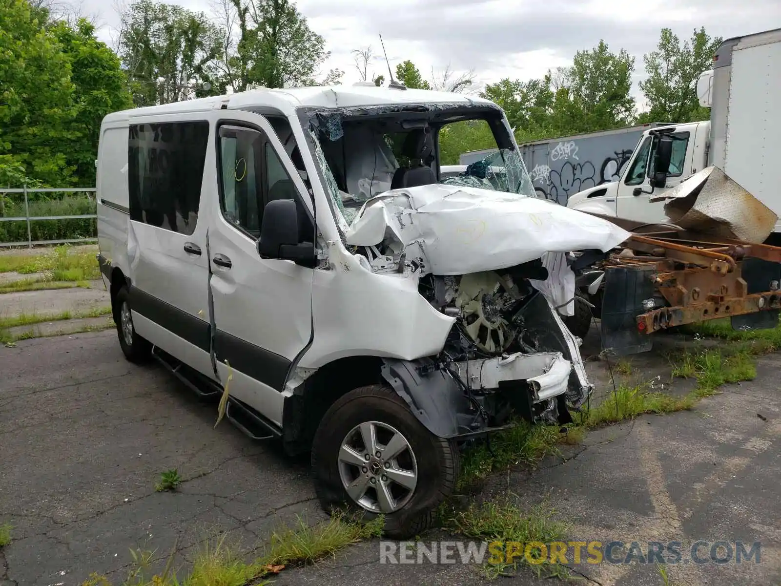 1 Photograph of a damaged car WD4FF0CD2KP189676 MERCEDES-BENZ SPRINTER 2019