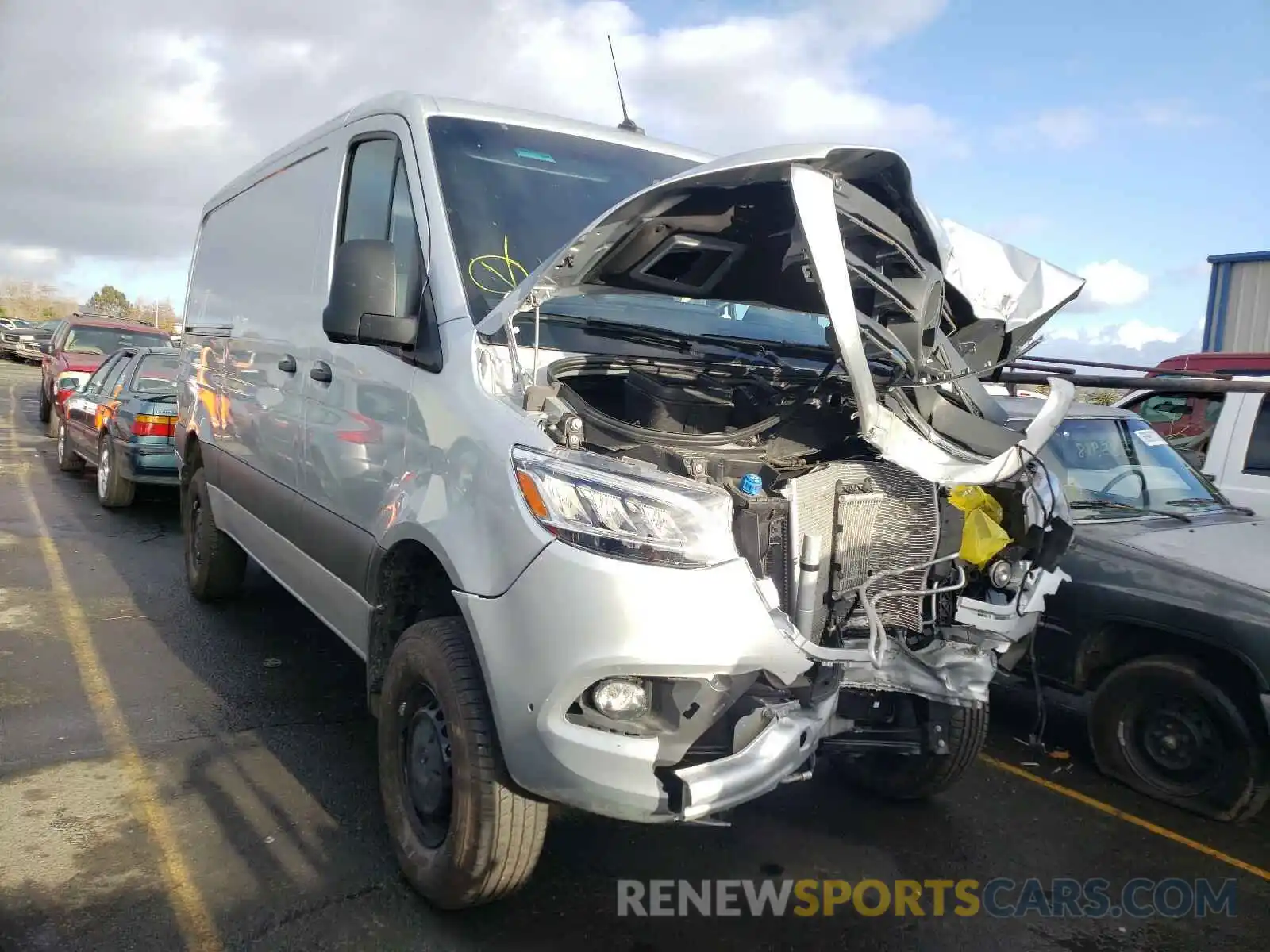 1 Photograph of a damaged car WD4FF0CD3KP179562 MERCEDES-BENZ SPRINTER 2019