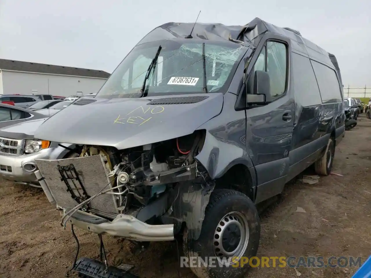 2 Photograph of a damaged car WD4FF1CD2KT010694 MERCEDES-BENZ SPRINTER 2019