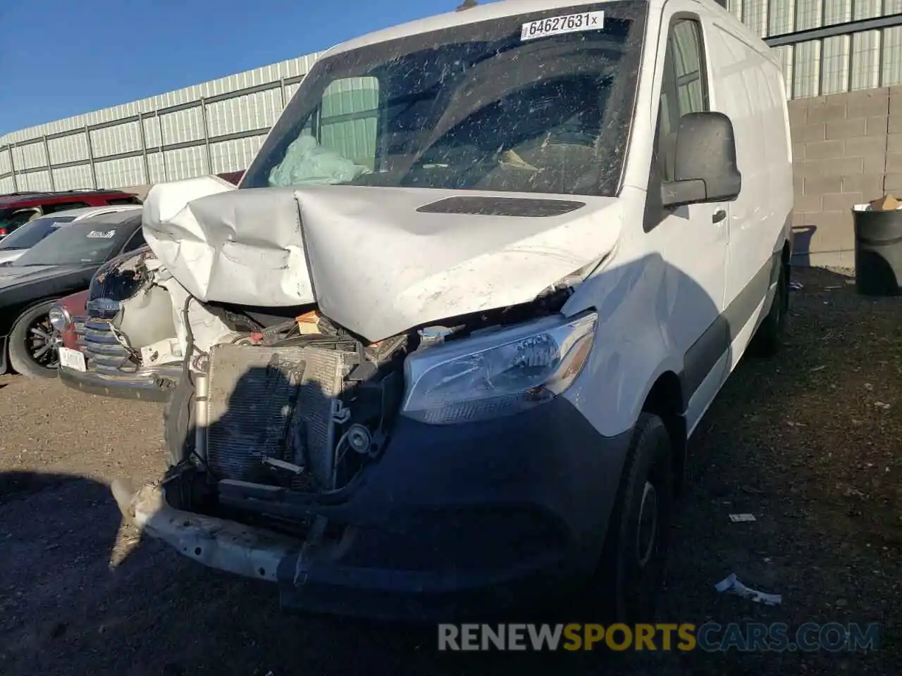 2 Photograph of a damaged car WD4PE7ED5KT011944 MERCEDES-BENZ SPRINTER 2019