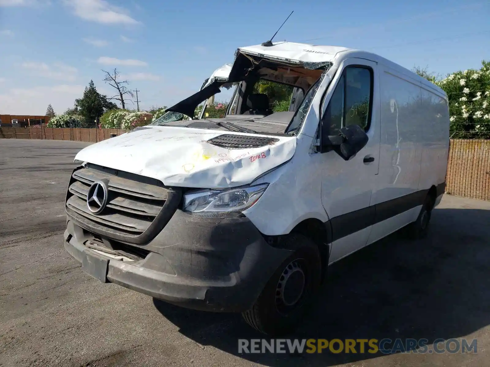 2 Фотография поврежденного автомобиля WD4PE7ED6KT016750 MERCEDES-BENZ SPRINTER 2019