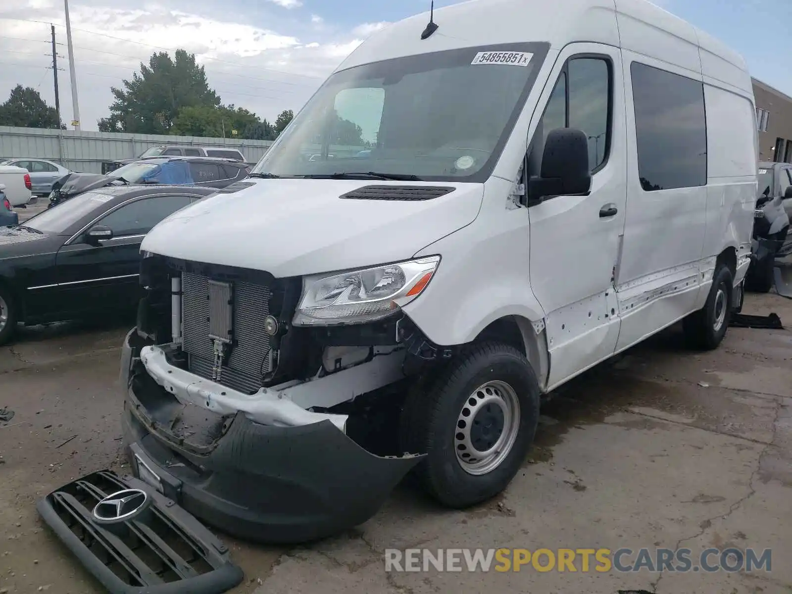 2 Photograph of a damaged car WD4PF0CD0KP085014 MERCEDES-BENZ SPRINTER 2019