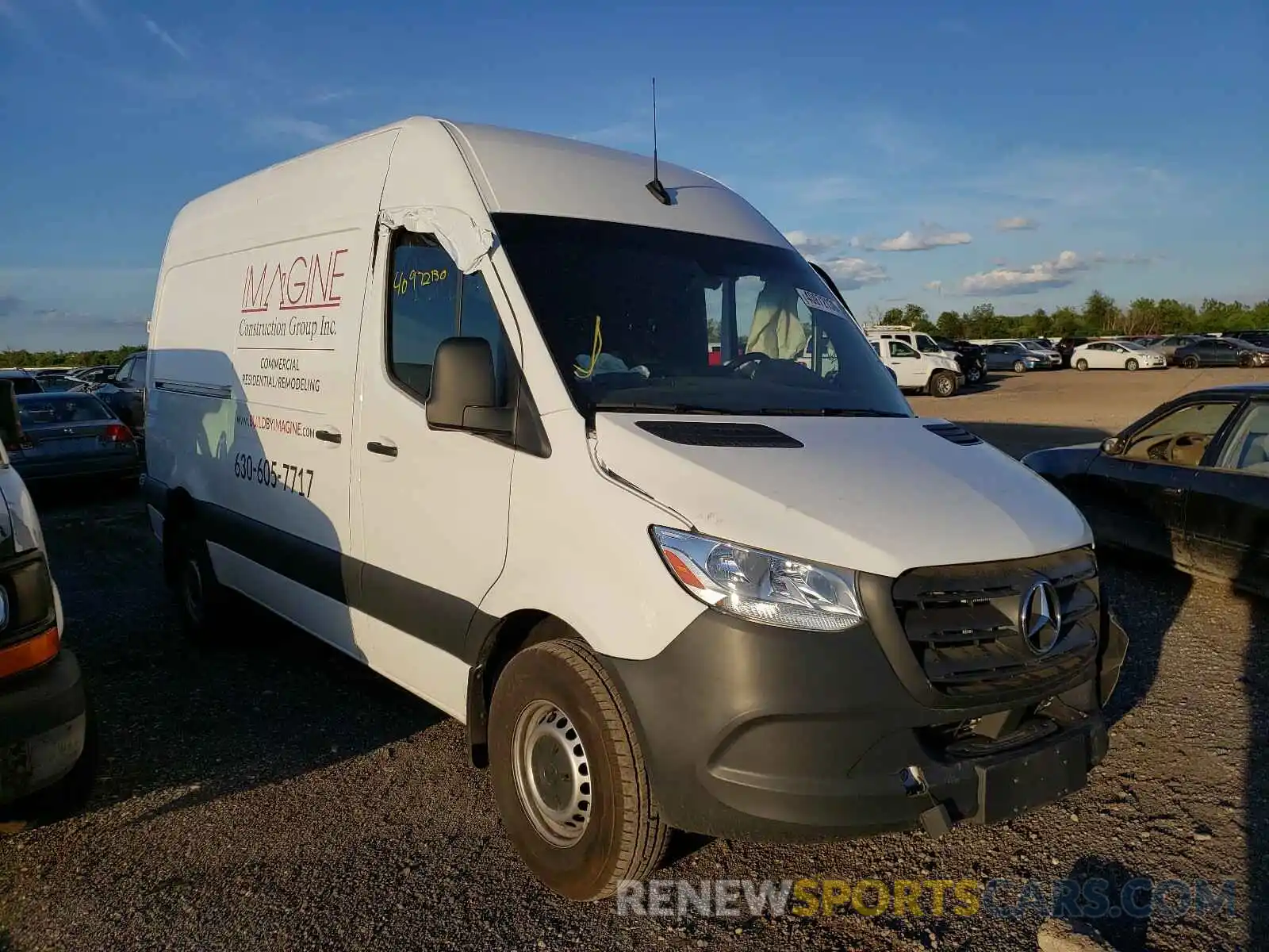 1 Photograph of a damaged car WD4PF0CD0KP116455 MERCEDES-BENZ SPRINTER 2019