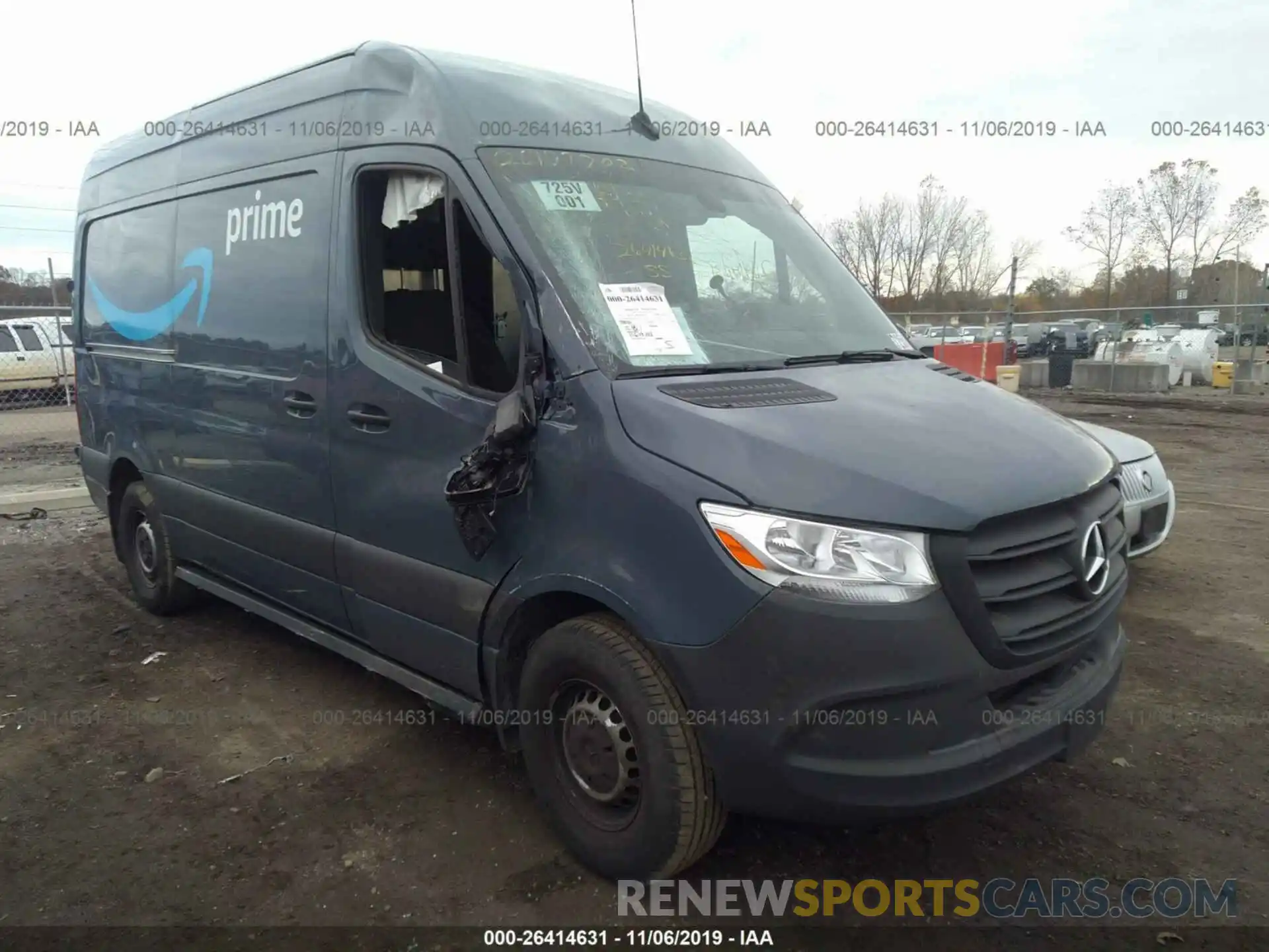 1 Photograph of a damaged car WD4PF0CD0KT004875 MERCEDES-BENZ SPRINTER 2019