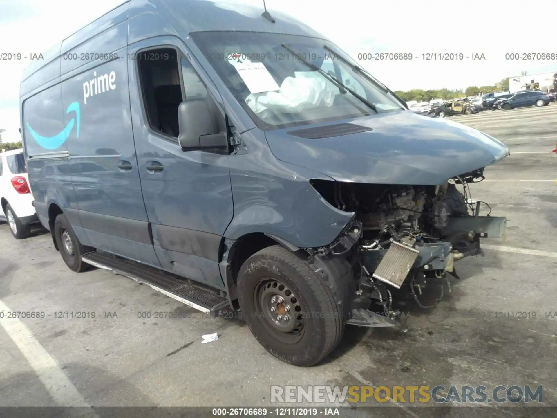 1 Photograph of a damaged car WD4PF0CD1KP035643 MERCEDES-BENZ SPRINTER 2019