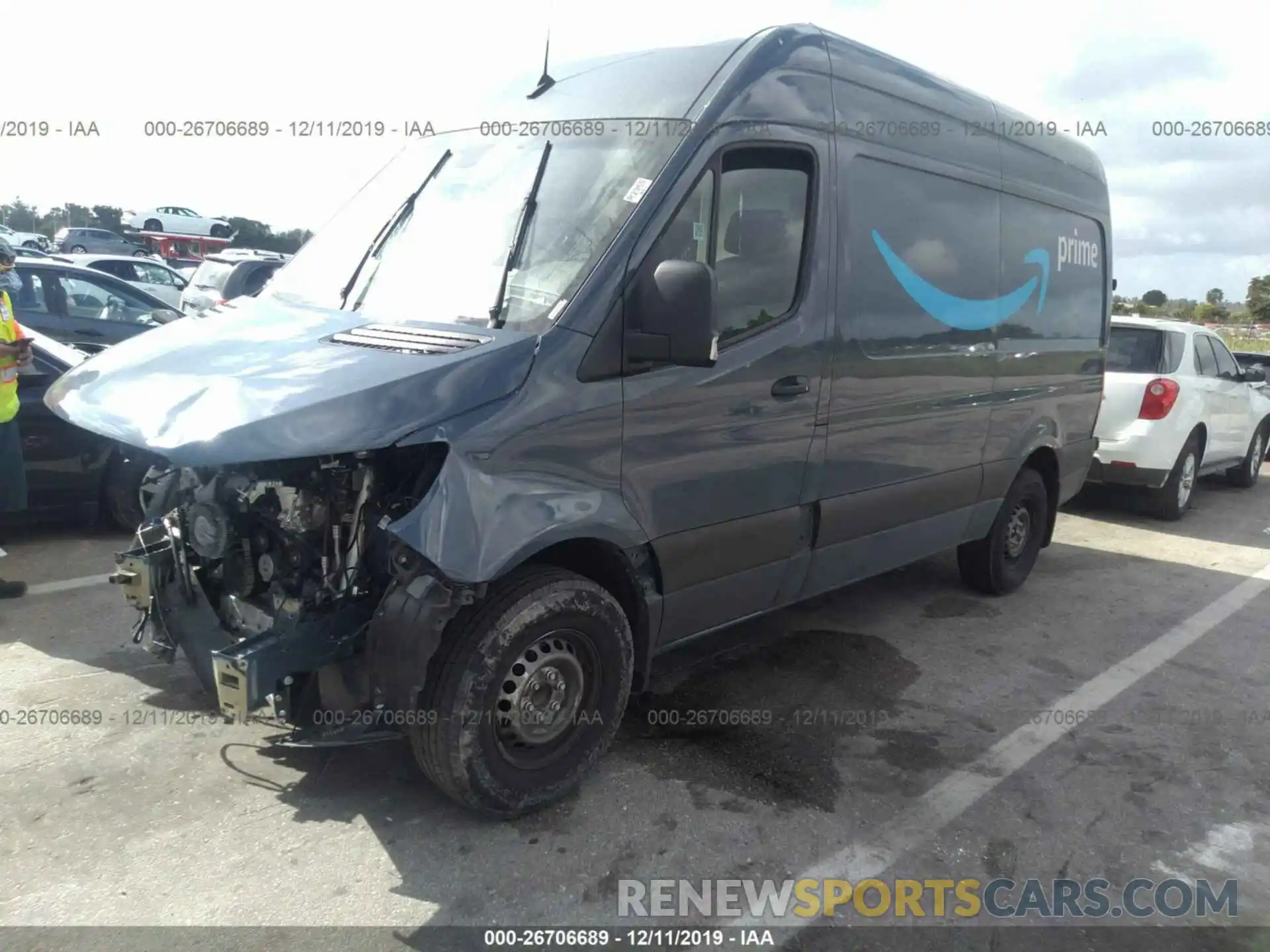 2 Фотография поврежденного автомобиля WD4PF0CD1KP035643 MERCEDES-BENZ SPRINTER 2019