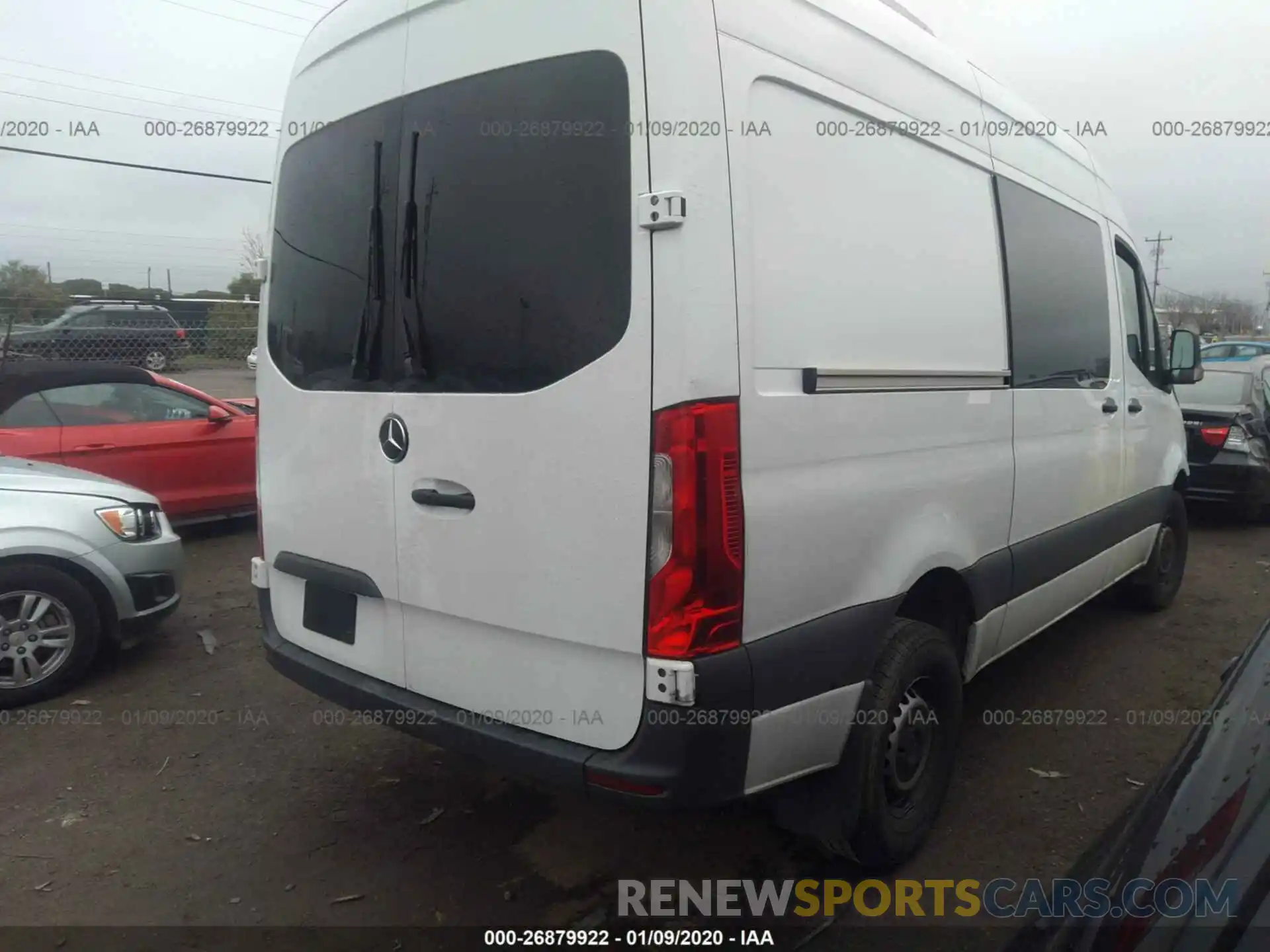 4 Фотография поврежденного автомобиля WD4PF0CD1KP042995 MERCEDES-BENZ SPRINTER 2019