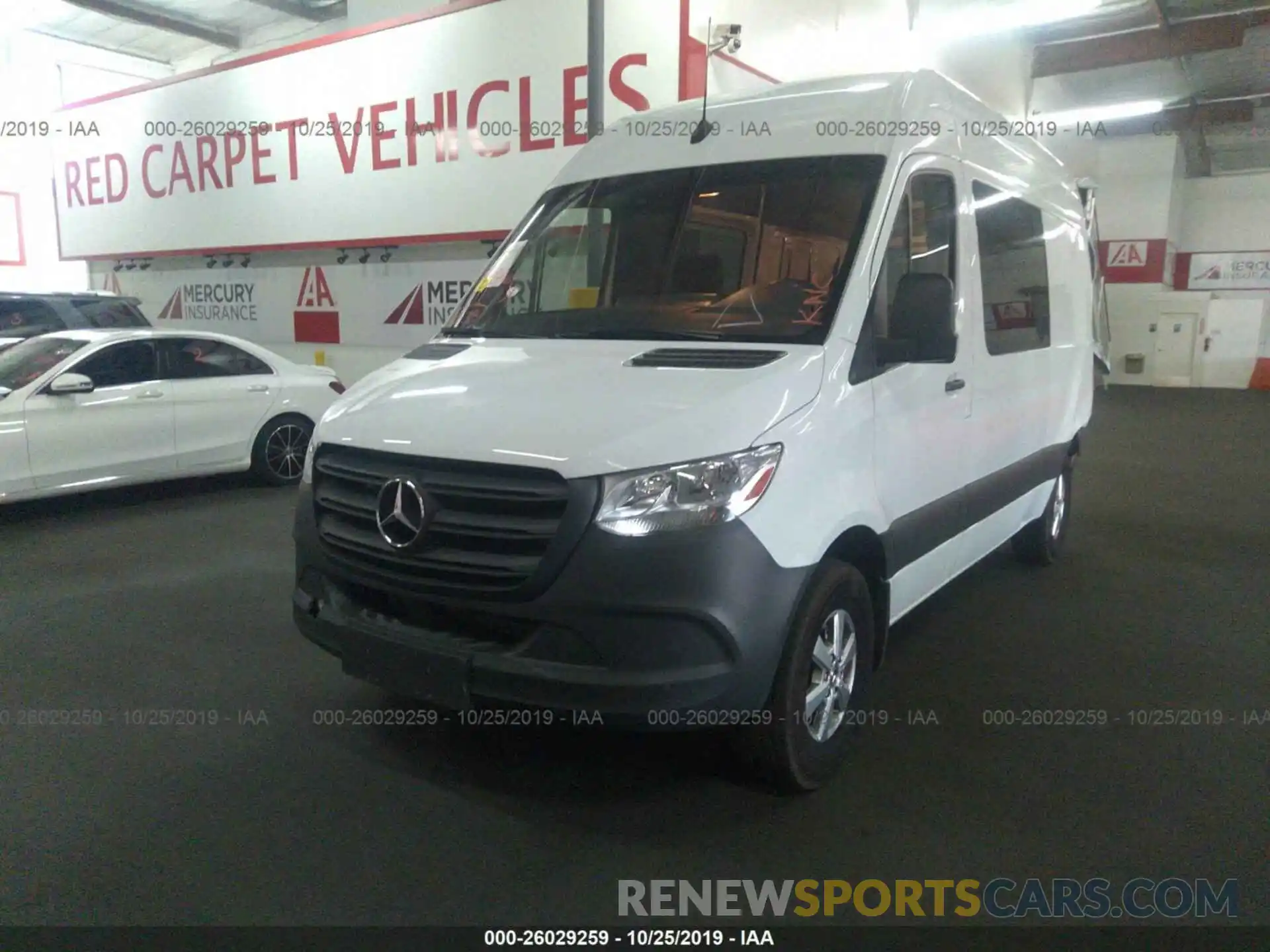 2 Фотография поврежденного автомобиля WD4PF0CD1KP051907 MERCEDES-BENZ SPRINTER 2019