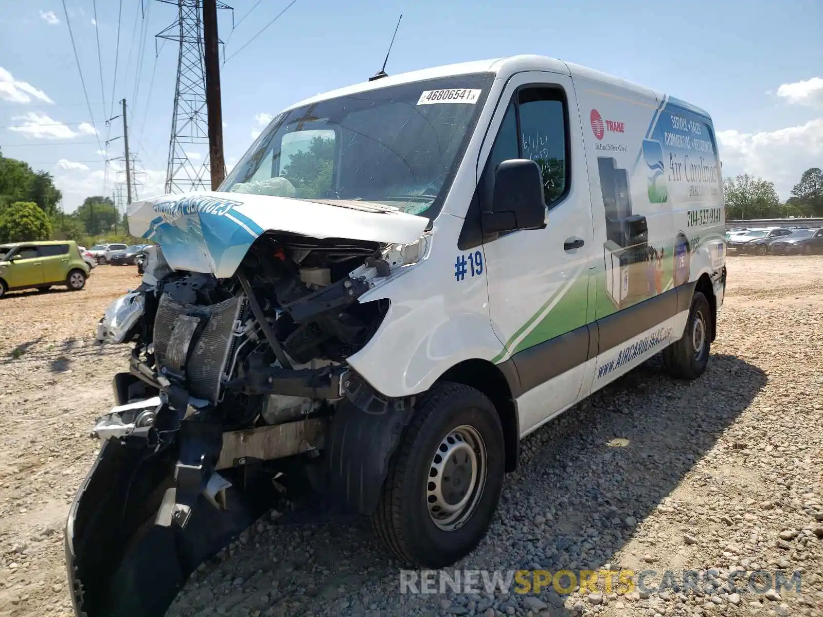 2 Photograph of a damaged car WD4PF0CD1KP183114 MERCEDES-BENZ SPRINTER 2019