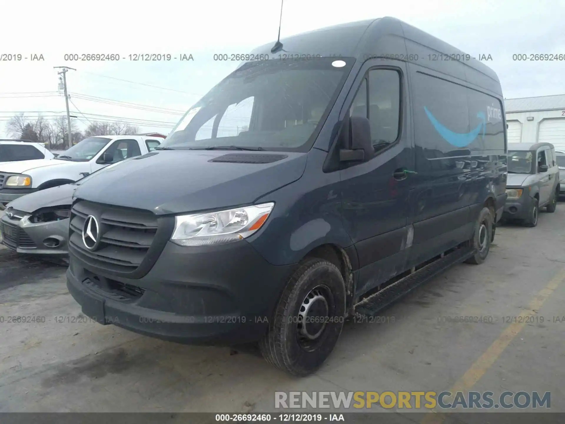 2 Фотография поврежденного автомобиля WD4PF0CD1KT004318 MERCEDES-BENZ SPRINTER 2019