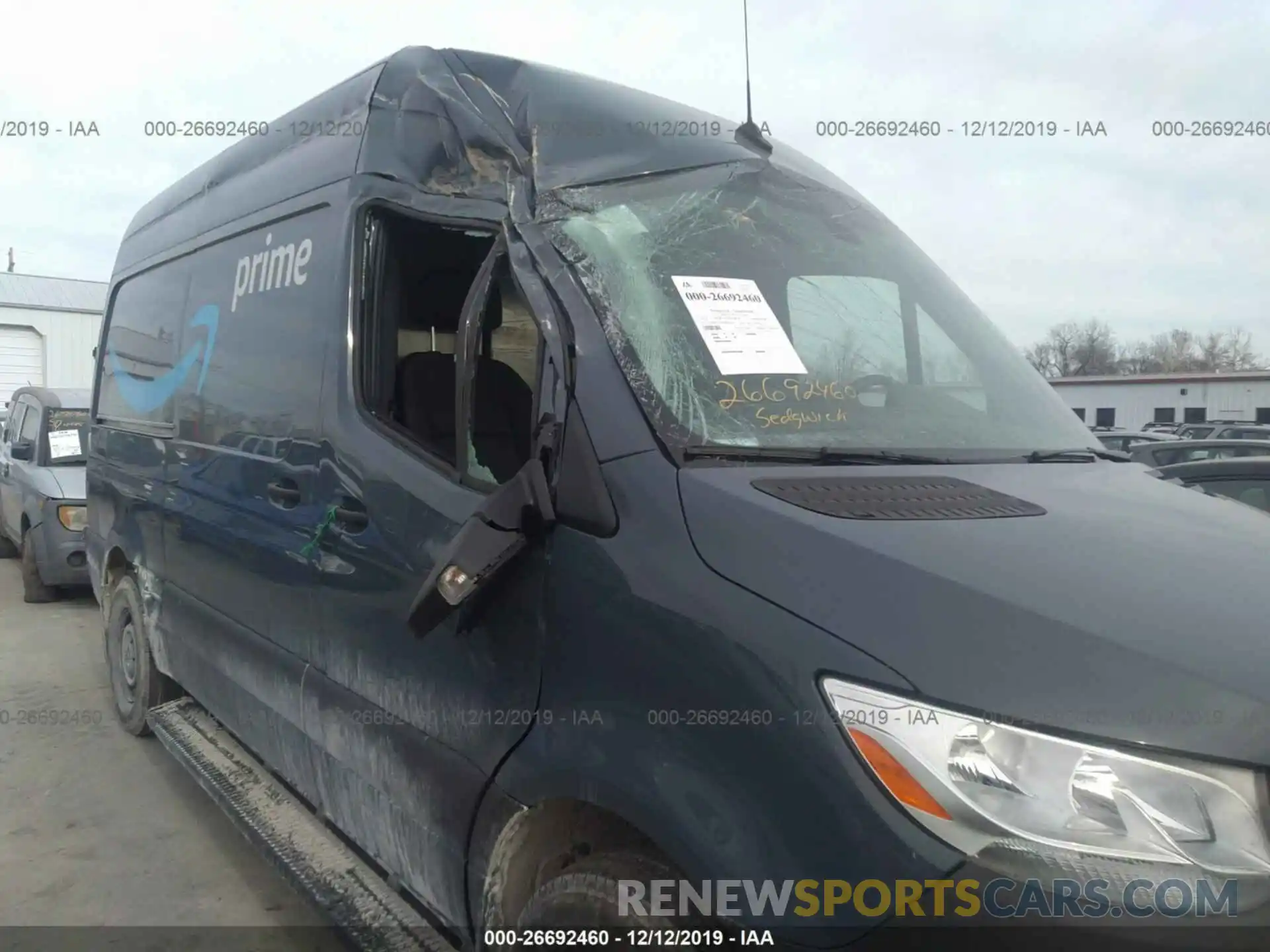 6 Photograph of a damaged car WD4PF0CD1KT004318 MERCEDES-BENZ SPRINTER 2019