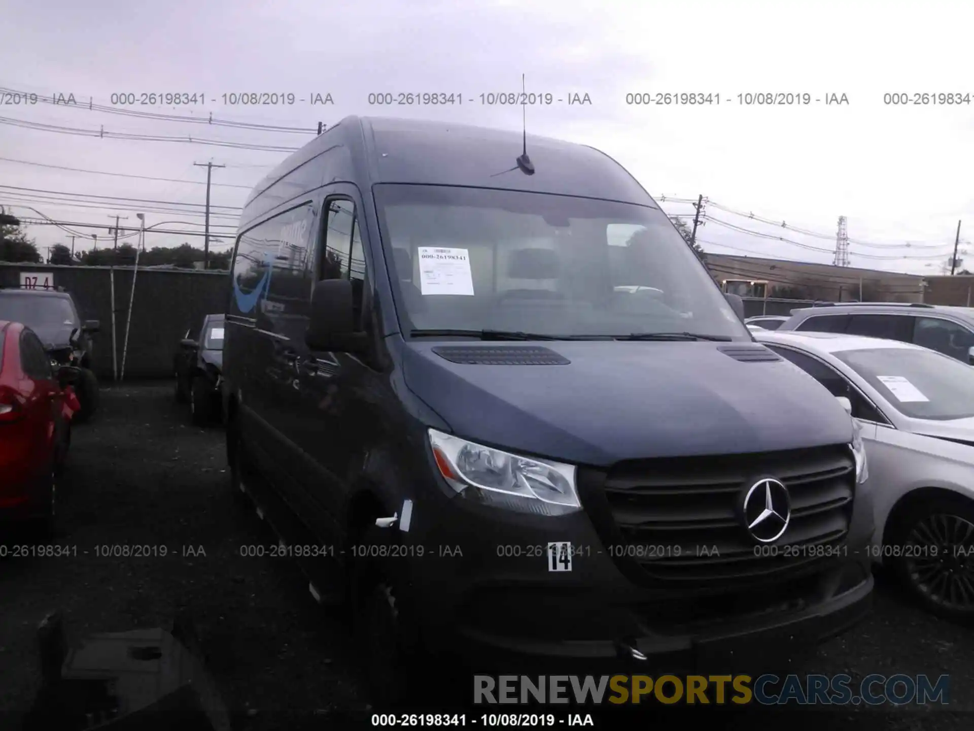 1 Photograph of a damaged car WD4PF0CD2KP097116 MERCEDES-BENZ SPRINTER 2019