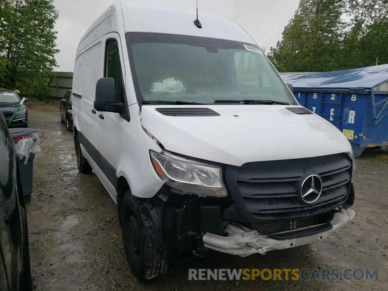 1 Photograph of a damaged car WD4PF0CD2KT000391 MERCEDES-BENZ SPRINTER 2019