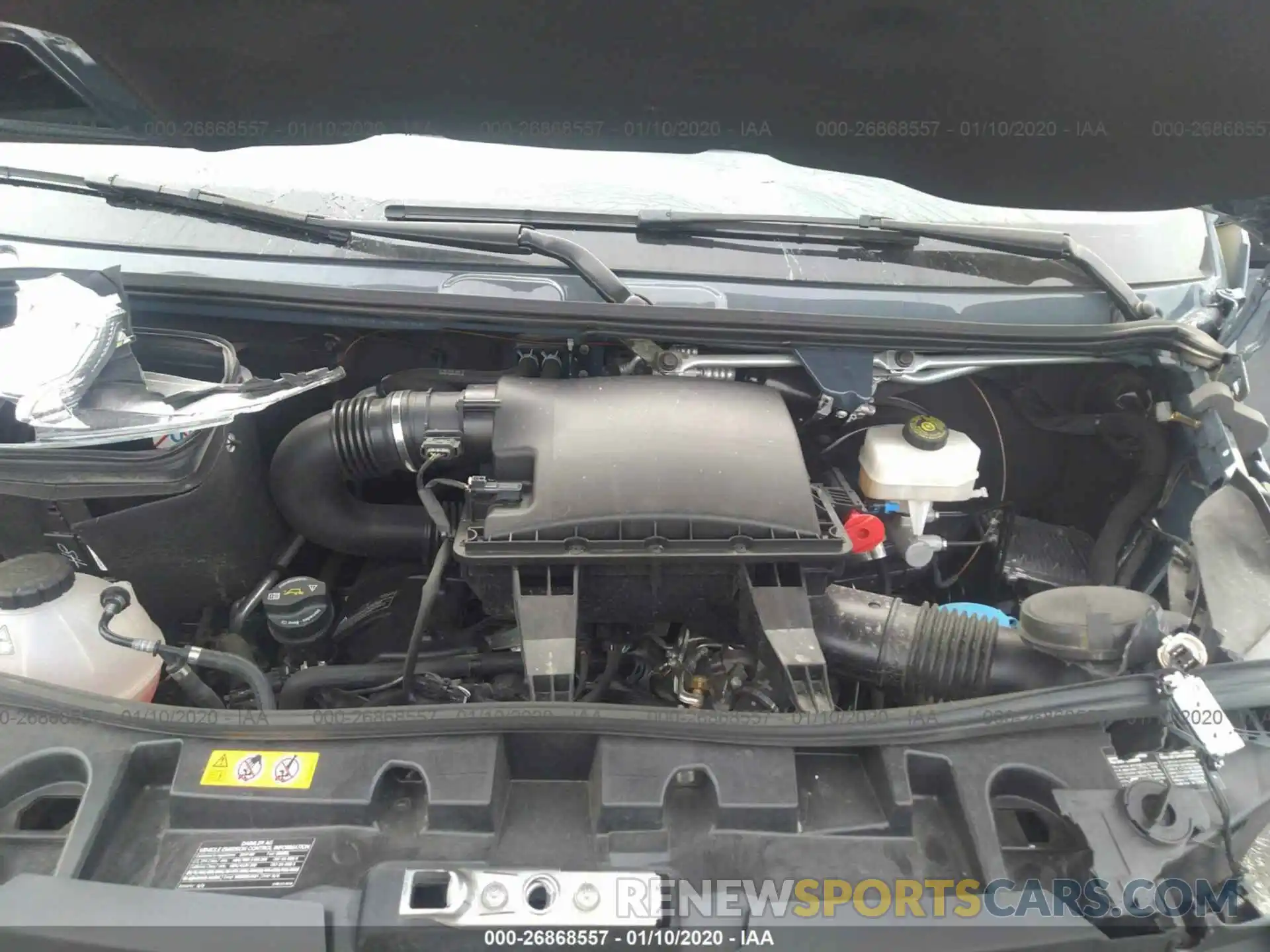 10 Photograph of a damaged car WD4PF0CD2KT004926 MERCEDES-BENZ SPRINTER 2019