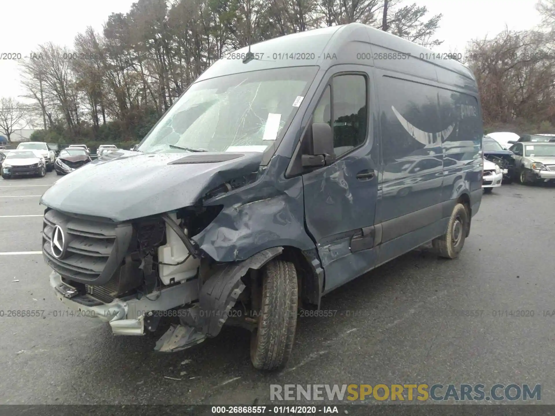 2 Фотография поврежденного автомобиля WD4PF0CD2KT004926 MERCEDES-BENZ SPRINTER 2019