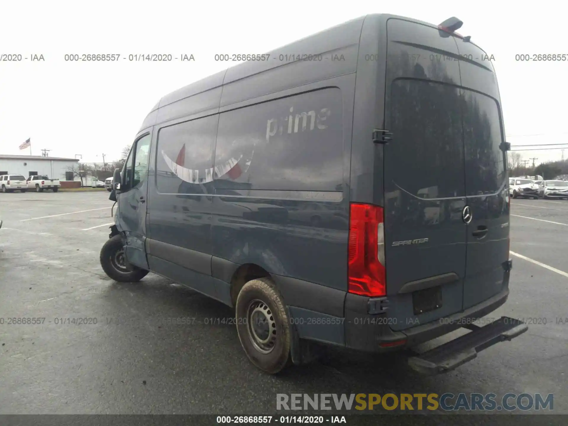 3 Фотография поврежденного автомобиля WD4PF0CD2KT004926 MERCEDES-BENZ SPRINTER 2019