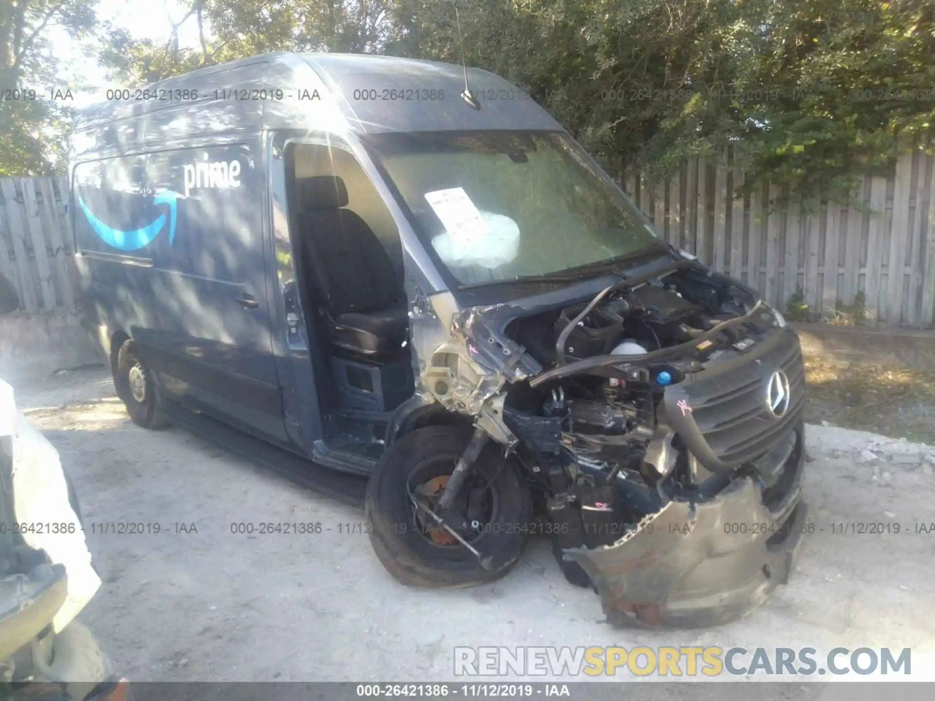 1 Photograph of a damaged car WD4PF0CD3KP065775 MERCEDES-BENZ SPRINTER 2019