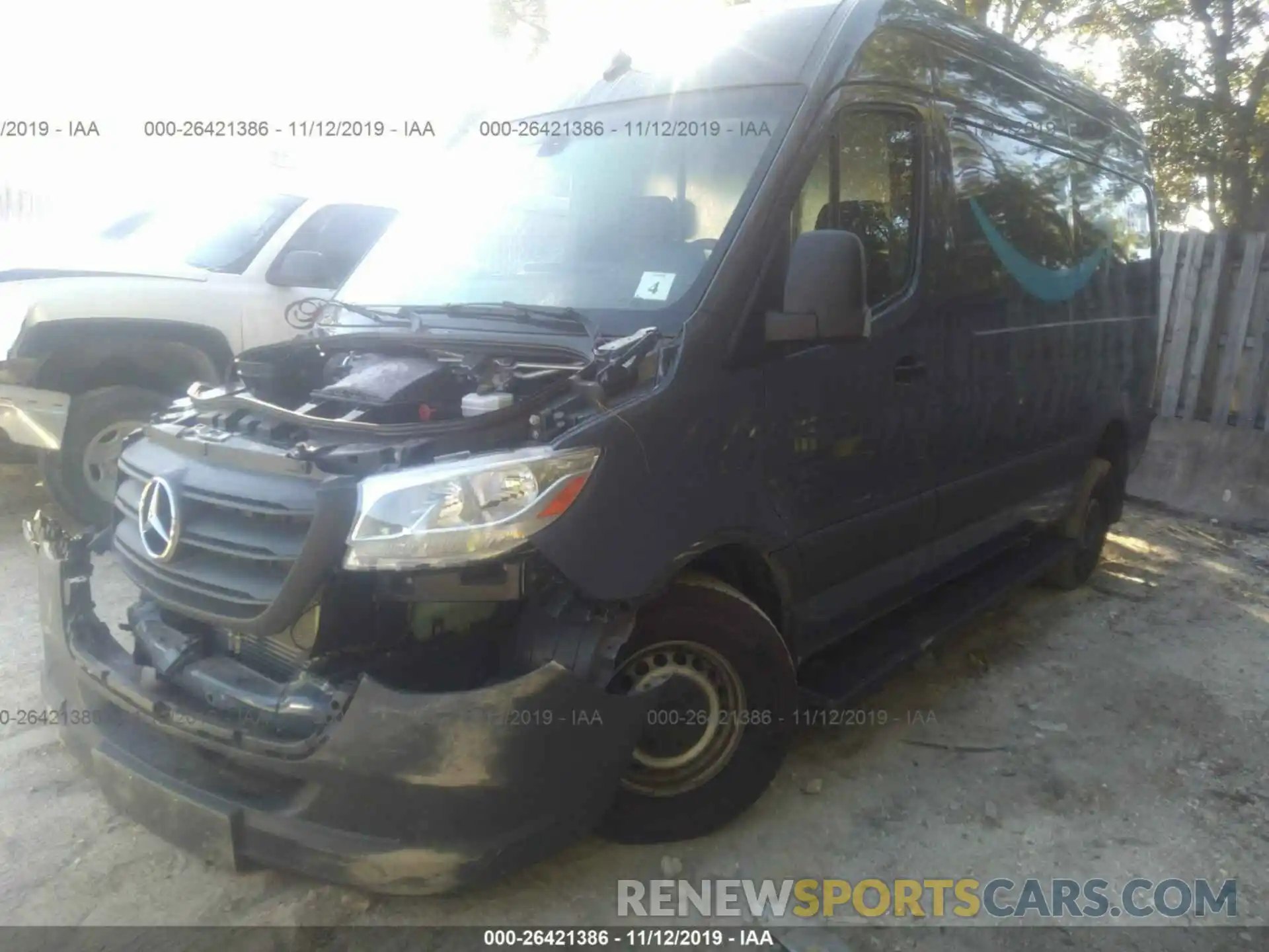 2 Фотография поврежденного автомобиля WD4PF0CD3KP065775 MERCEDES-BENZ SPRINTER 2019