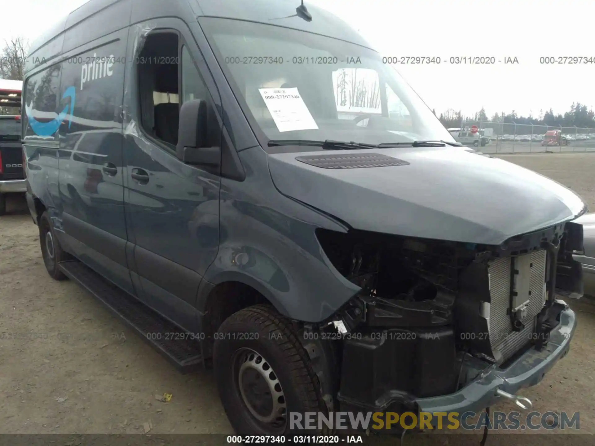 1 Photograph of a damaged car WD4PF0CD4KP030565 MERCEDES-BENZ SPRINTER 2019