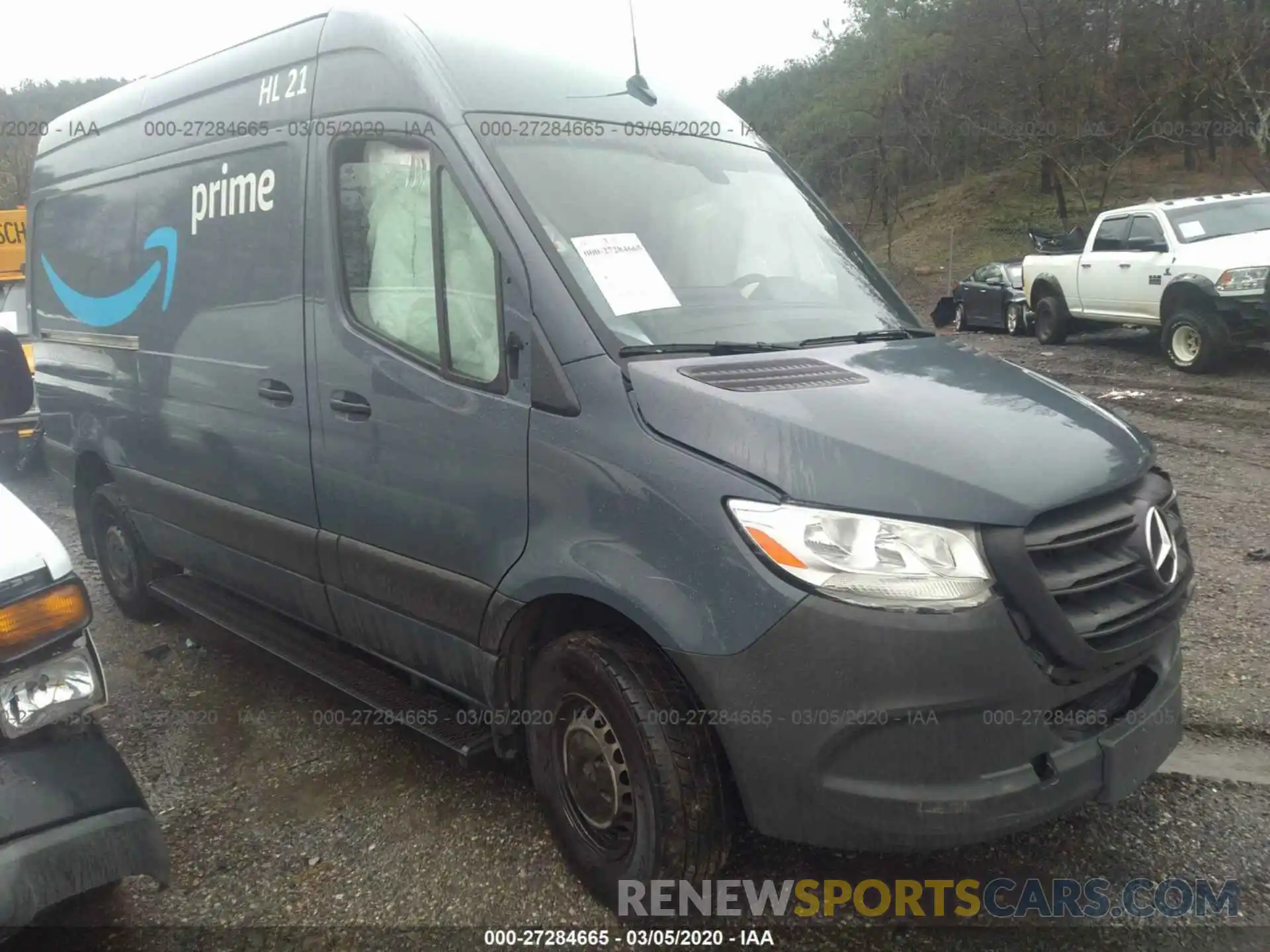 1 Photograph of a damaged car WD4PF0CD4KP040657 MERCEDES-BENZ SPRINTER 2019