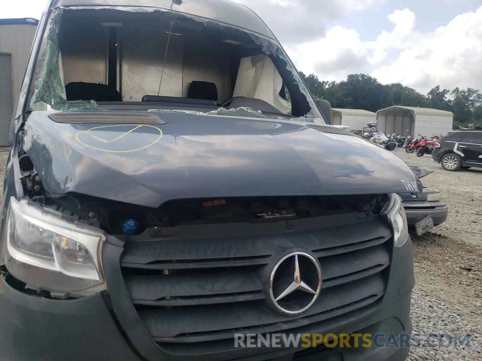 9 Photograph of a damaged car WD4PF0CD6KP049649 MERCEDES-BENZ SPRINTER 2019