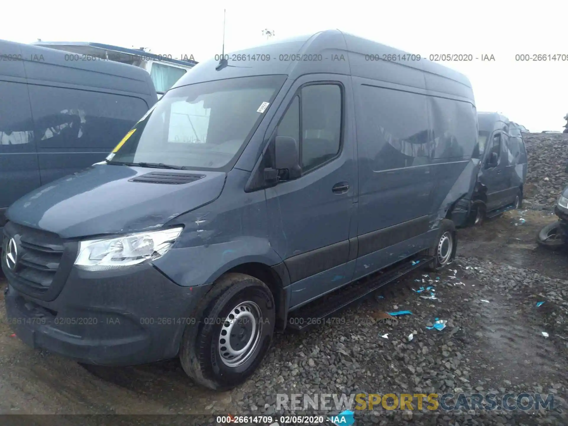 2 Фотография поврежденного автомобиля WD4PF0CD7KP030429 MERCEDES-BENZ SPRINTER 2019