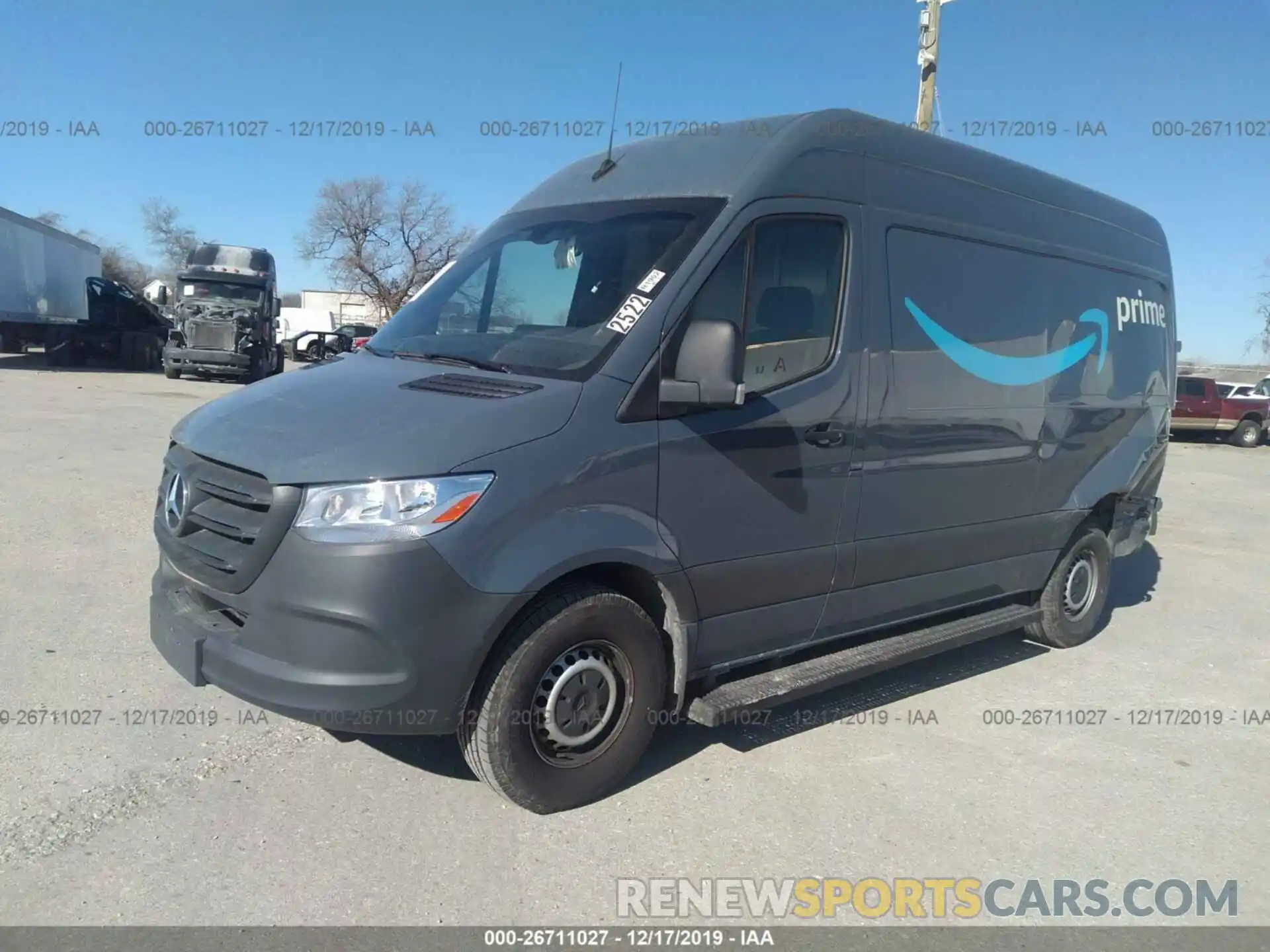 2 Фотография поврежденного автомобиля WD4PF0CD7KP032522 MERCEDES-BENZ SPRINTER 2019