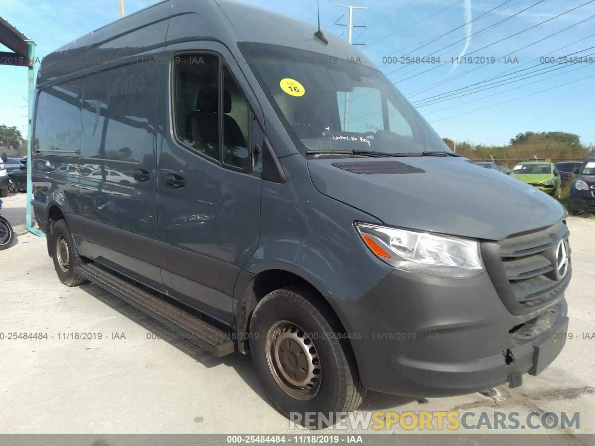 1 Photograph of a damaged car WD4PF0CD7KP067335 MERCEDES-BENZ SPRINTER 2019